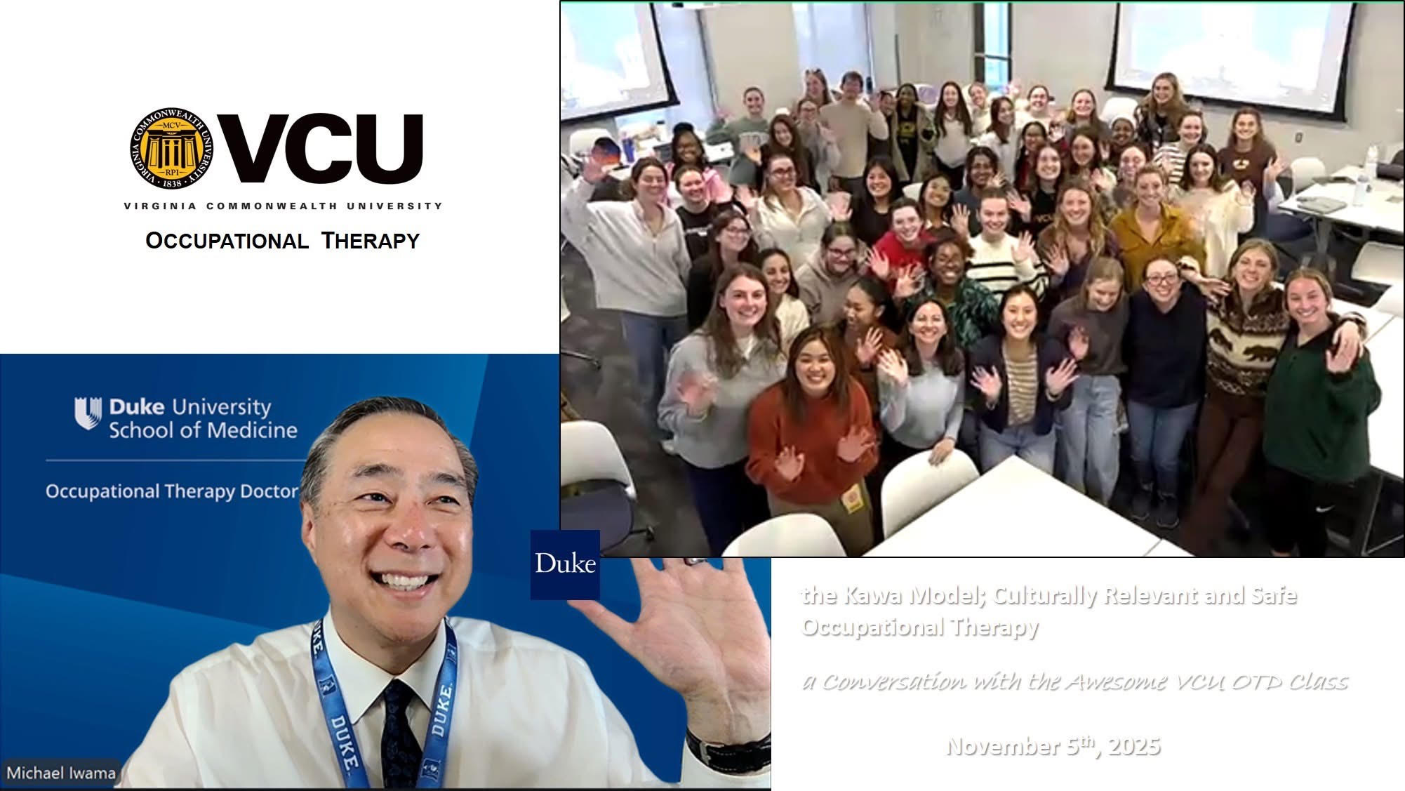 VCU Occupational Therapy - College of Health Professions | Richmond VA