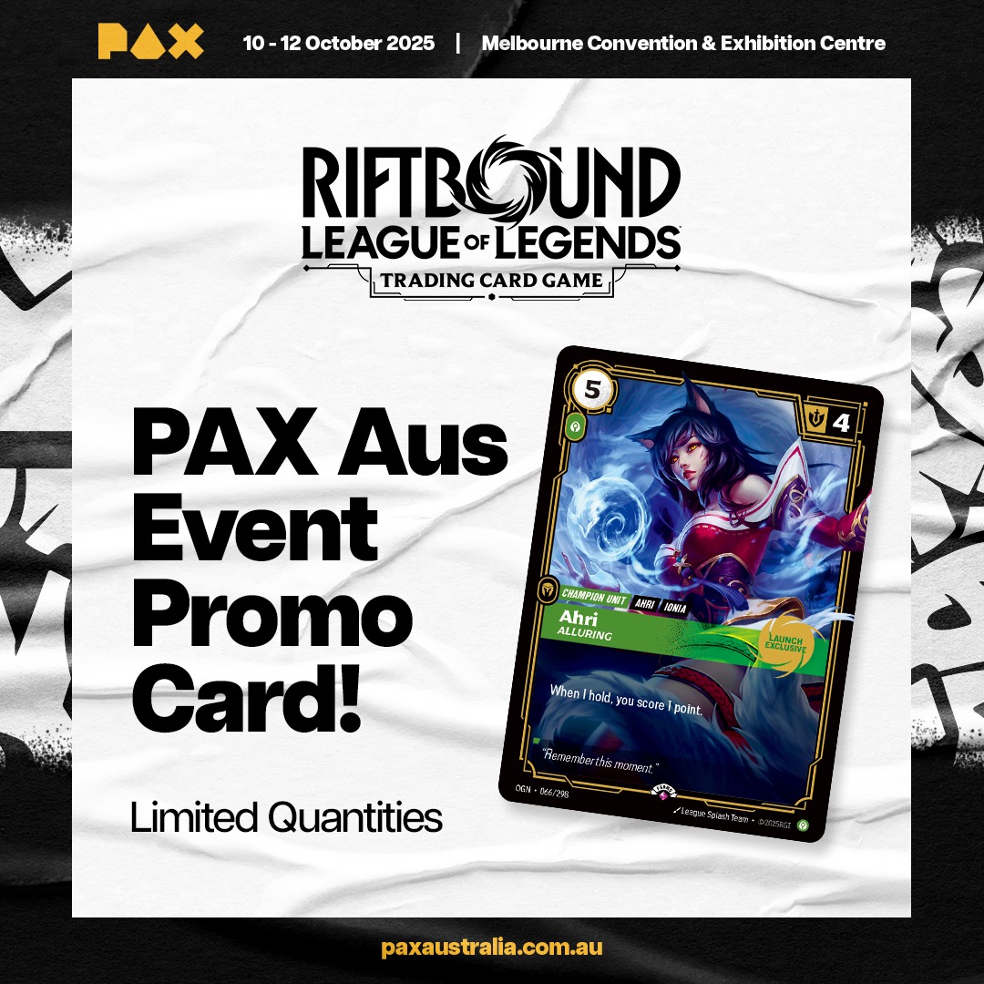 PAX Australia - The highly-anticipated TCG, Riftbound, has... | Facebook