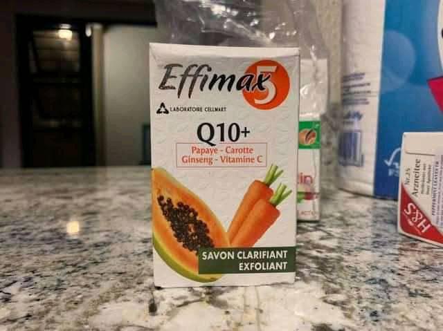 Lait éclaircissant Effimax 5 - Papaye, Carotte, Vitamine C, 220 Ml, Neuf