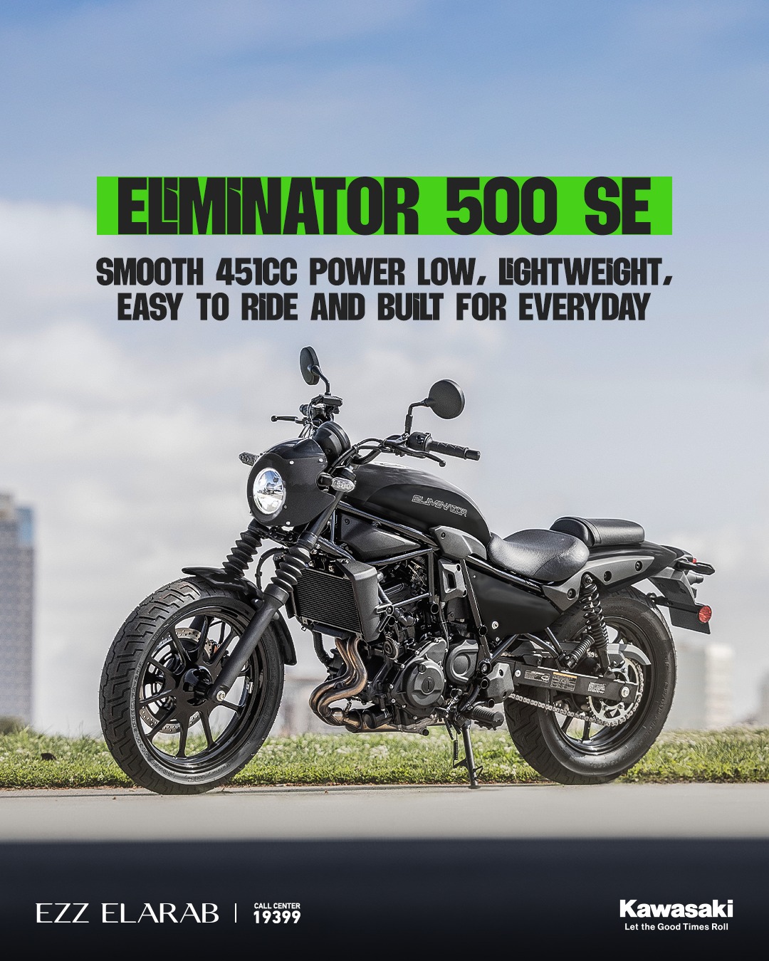 Kawasaki - The Eliminator 500 SE blends smooth parallel-twin ...