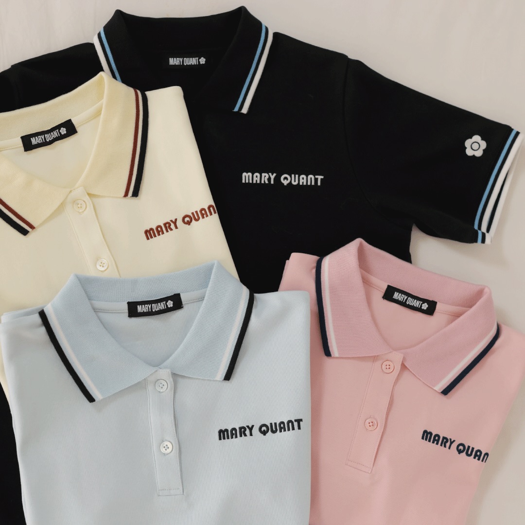 レトロロゴポロ プルオーバー - #MARYQUANT #マリークワント #ポロシャツ