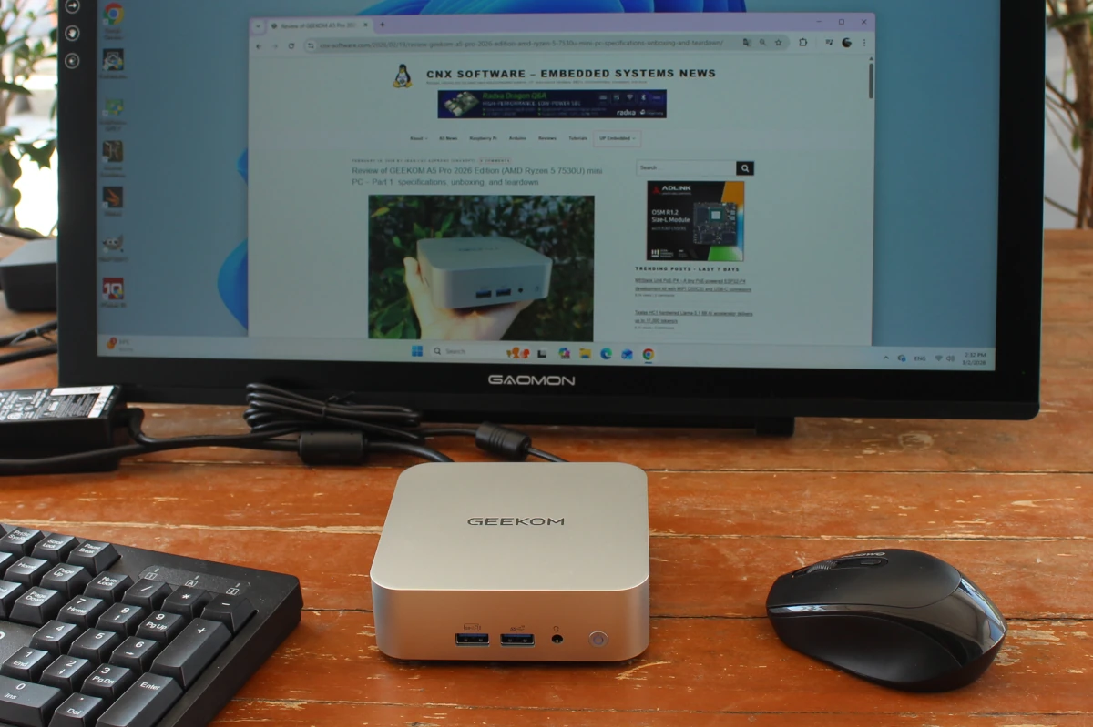 Thorough review of GEEKOM A5 Pro 2026 Edition mini PC with Windows 