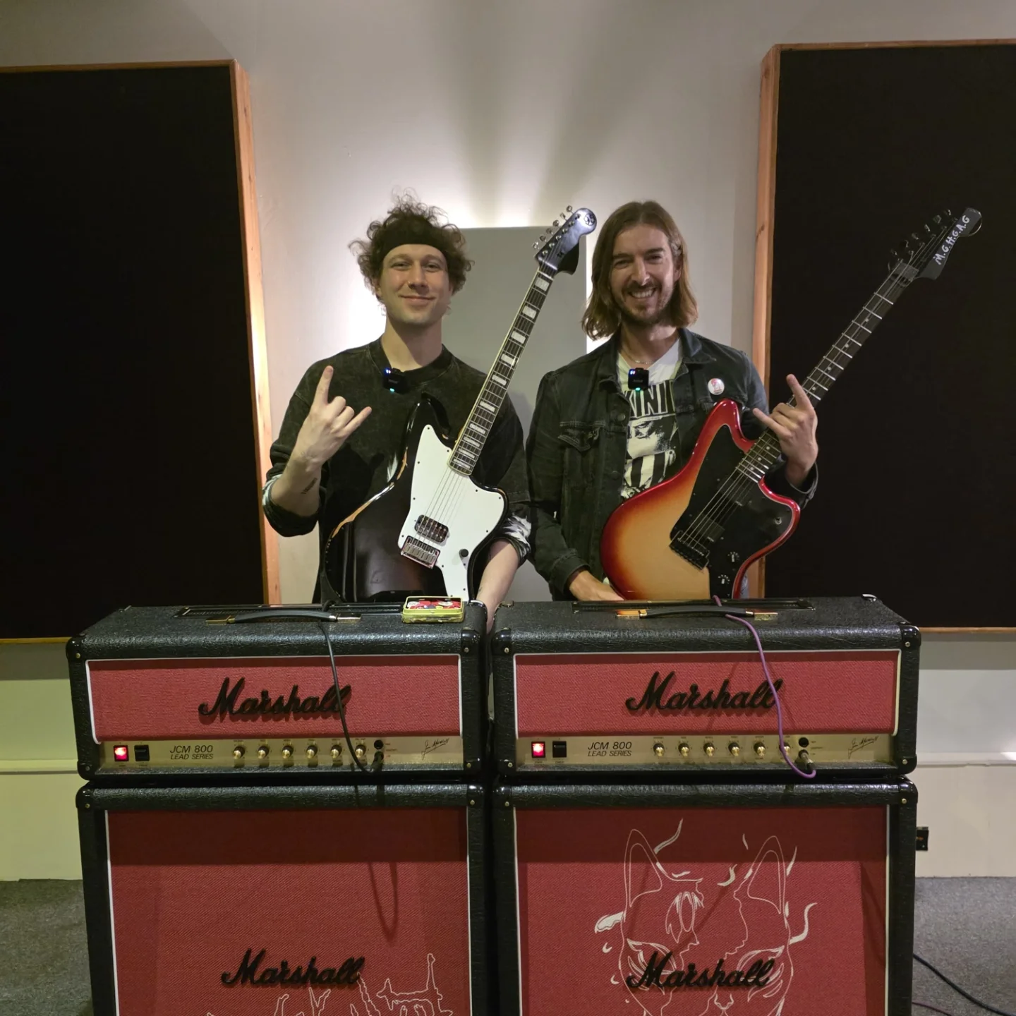 Great chat with Hamish from @vukoviband today about guitars, amps