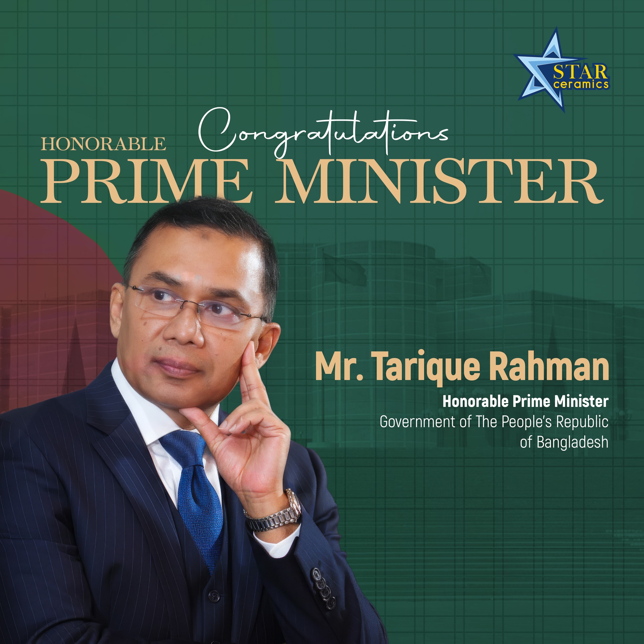 Star - Heartiest Congratulations to Mr. Tarique Rahman, Honorable Prime ...