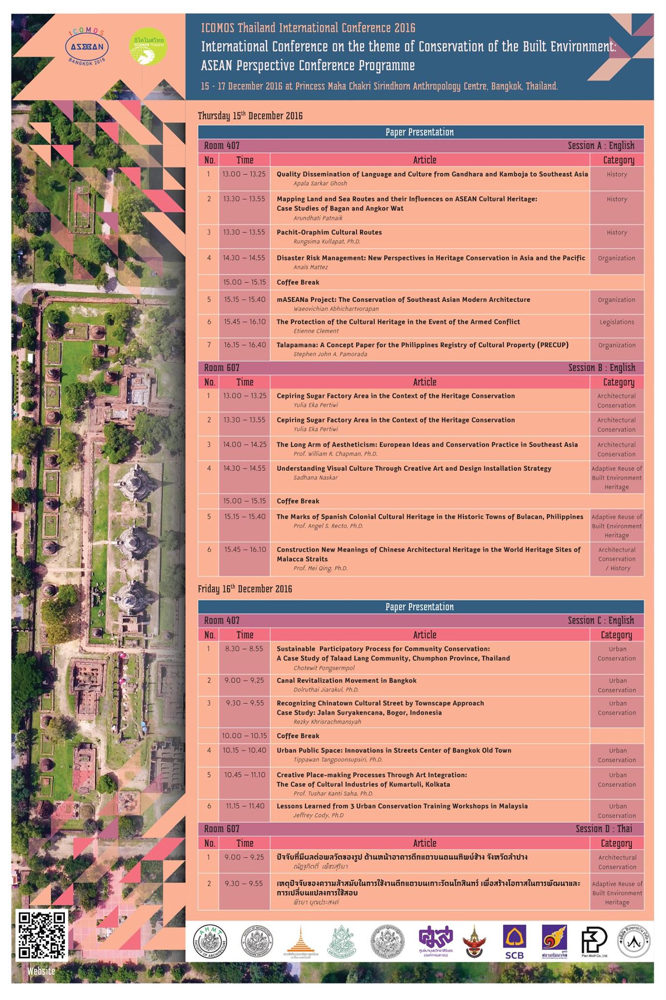 Faculty of Architecture, Silpakorn University - การนำเสนอบทความ ในการ ...