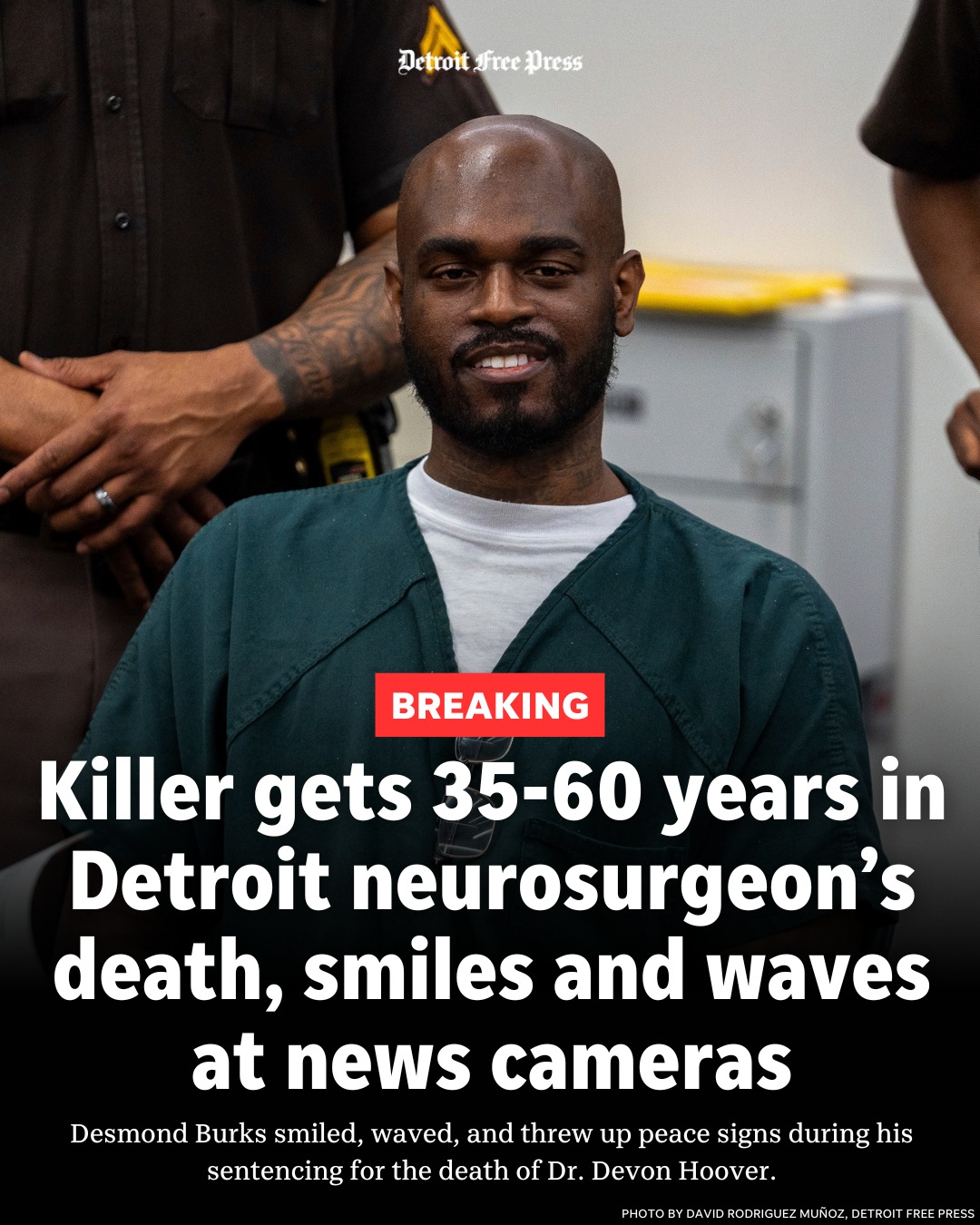 Desmond Burks held his head high as... - Detroit Free Press | Facebook