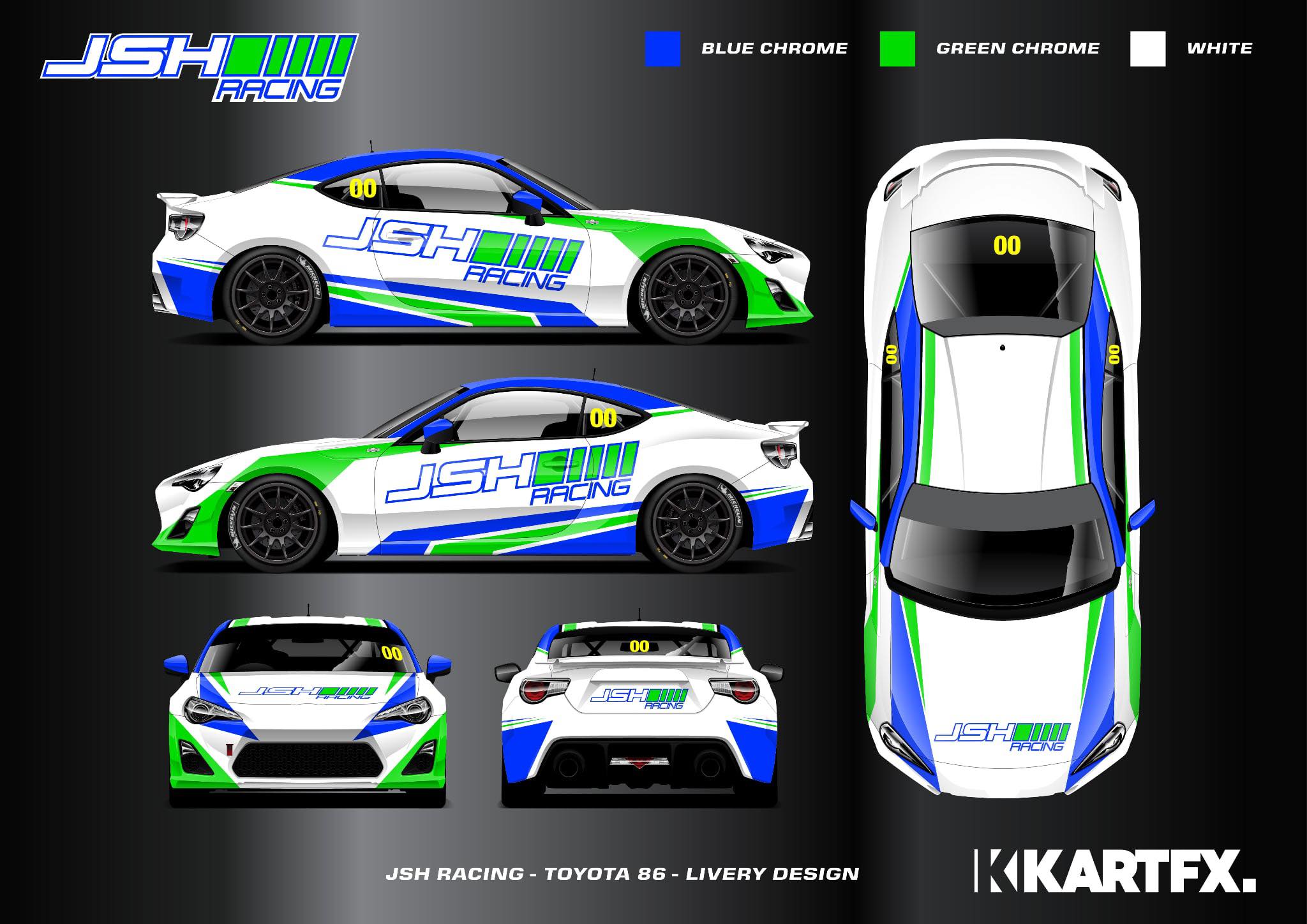 Kart-FX Design - Here is the Toyota 86 we designed for JSH... | Facebook