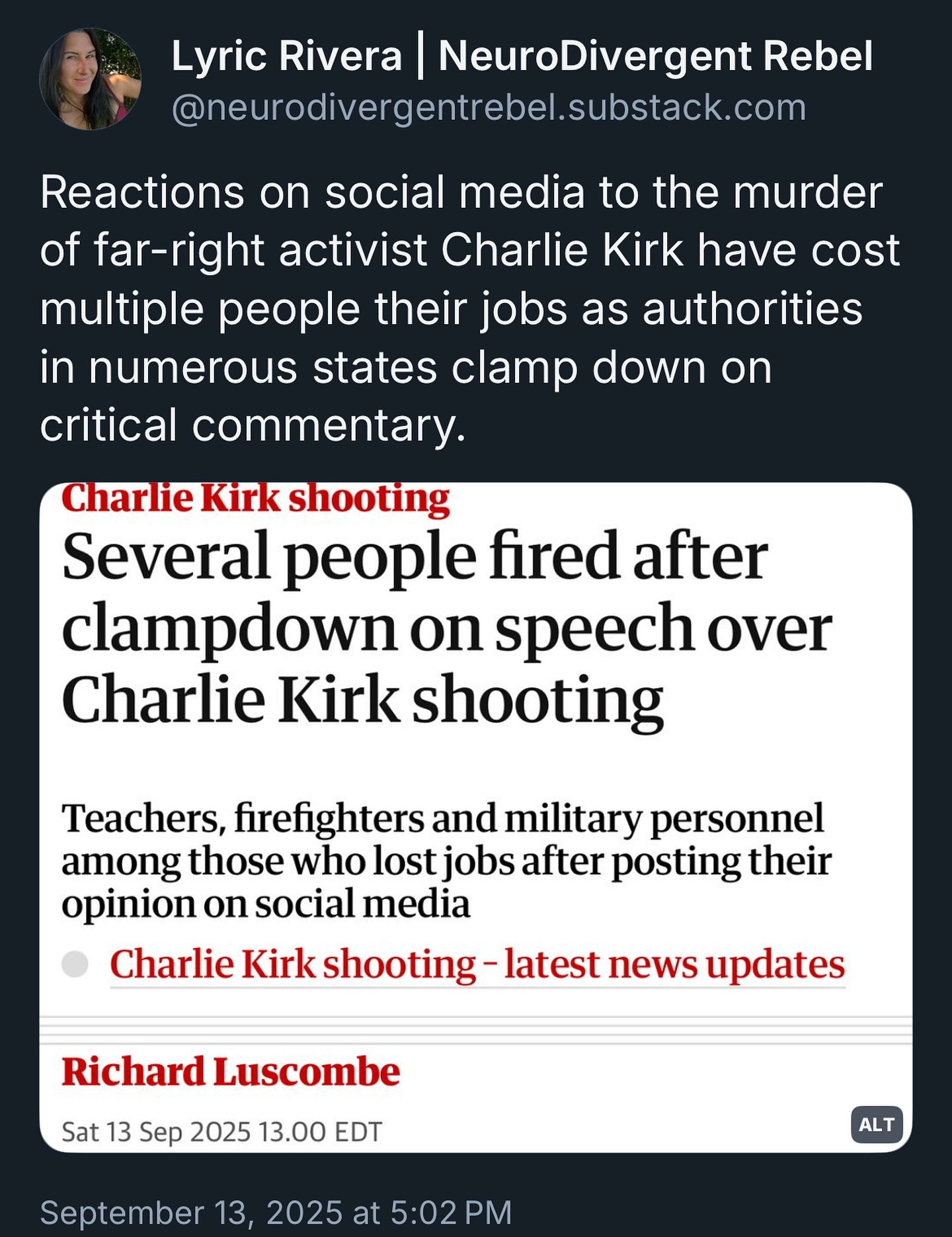 Reactions on social media to the... - Neurodivergent Rebel | Facebook