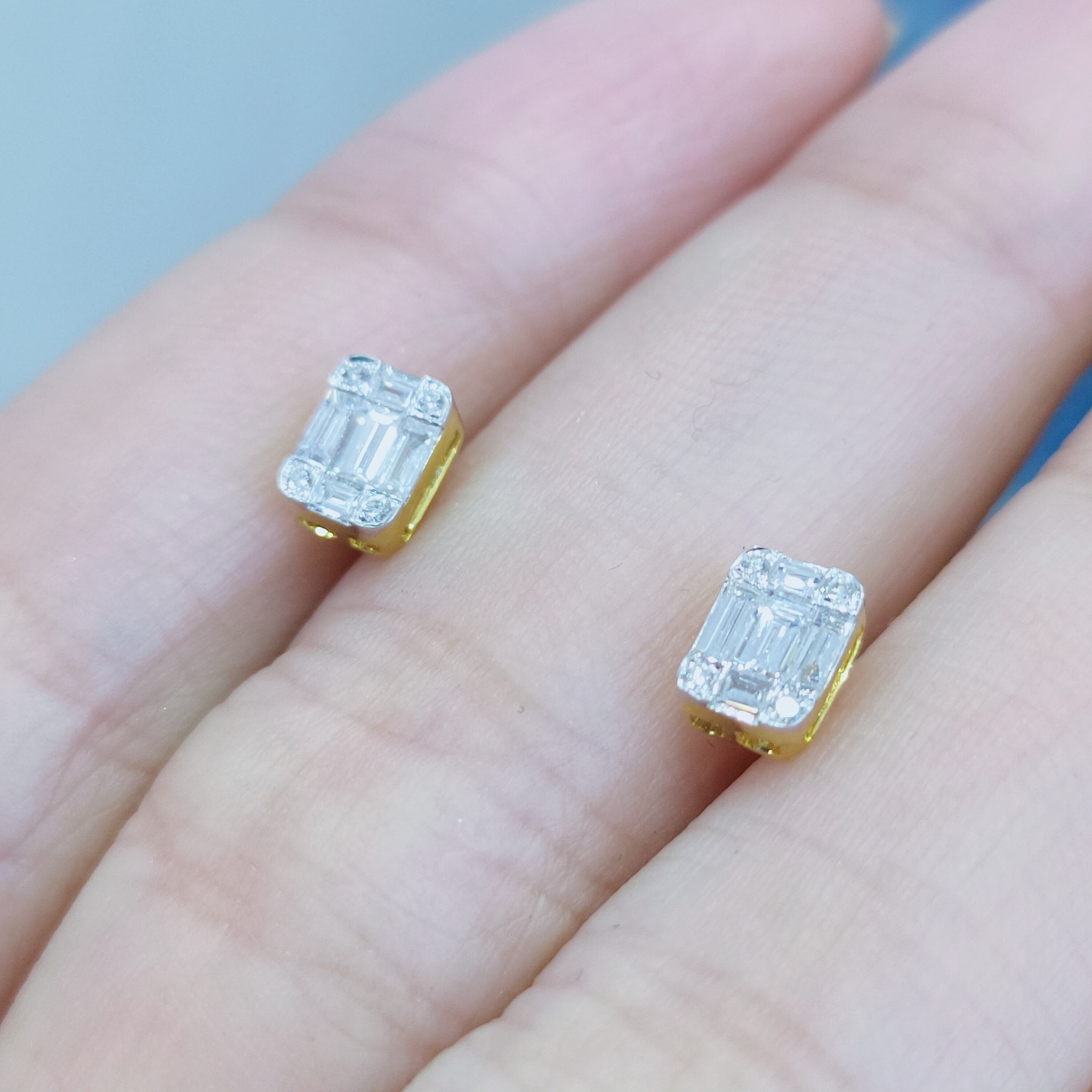 ต่างหูเพชรบาเก๊ต น้ำ 98 📌 ราคา... - เพชรหลุดจำนำ ราคาส่ง