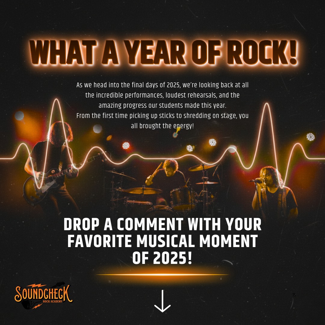What a Year of Rock! 🤘 As we... - Soundcheck Rock Academy | Facebook