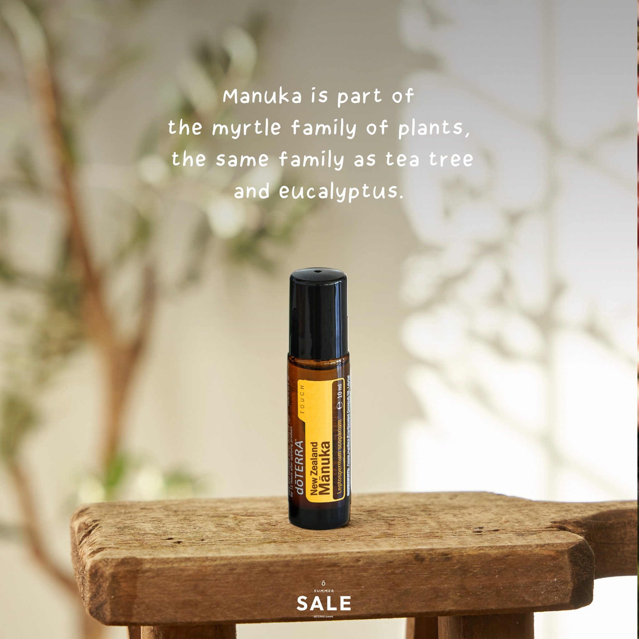 Meet Manuka Touch™. Harvested from New Zealand, where Manuka has