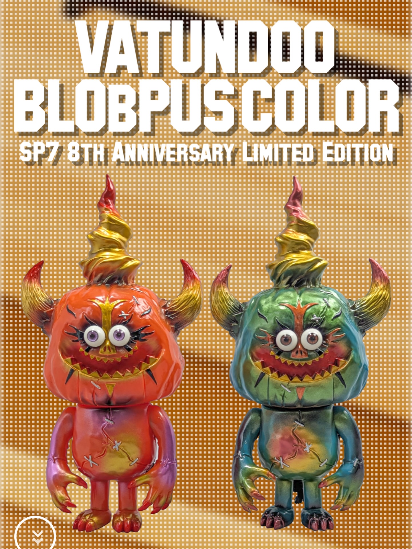 T9G×Vinyl Junkies Vatundoo BLObPUS ワンフェス SP7 8周年限定 T9G x VINYL JUNKIES VATUNDOO BLObPUS COLOR 12/22