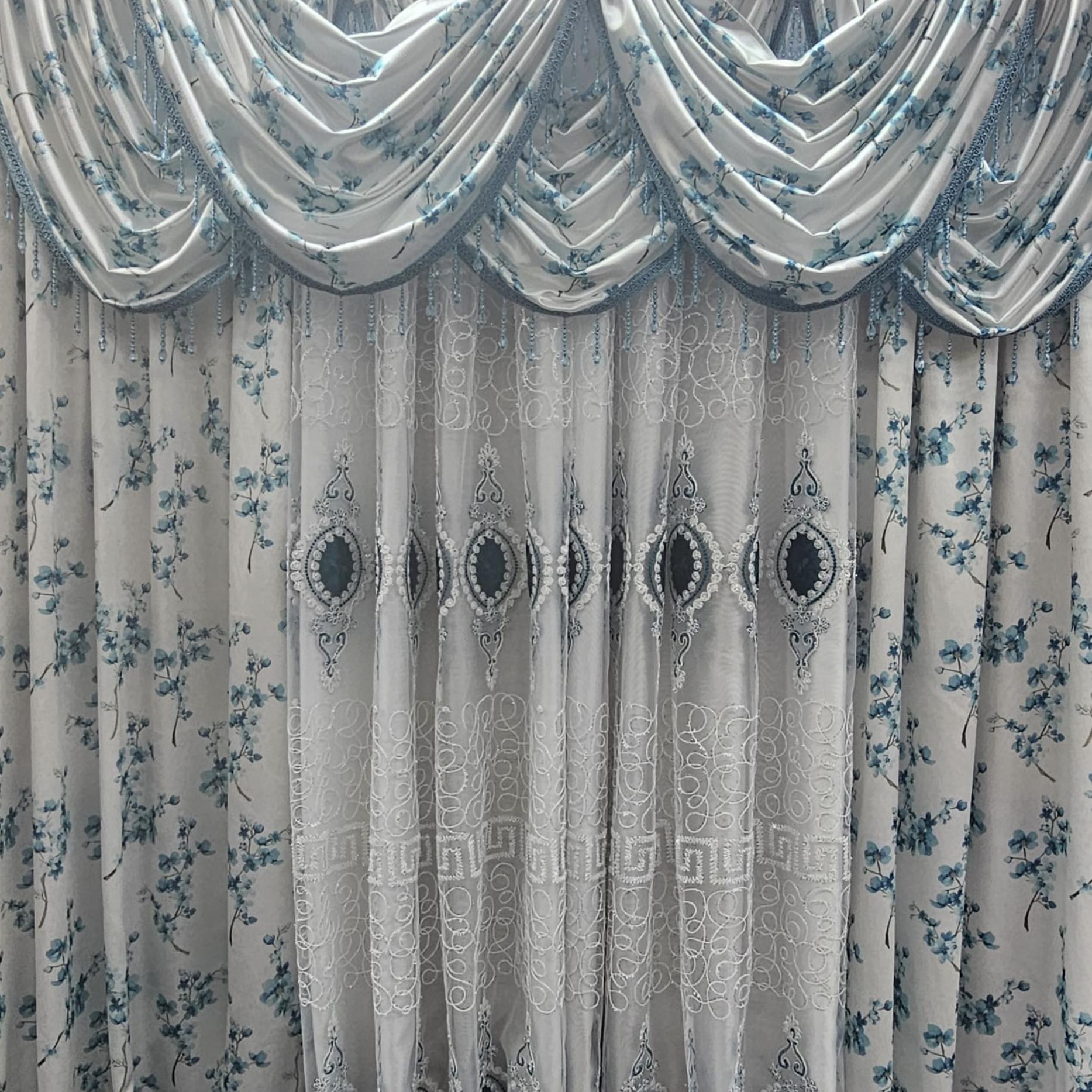 🌿 What happens when sage meets beige? 🤎 You get a window treatment that ...
