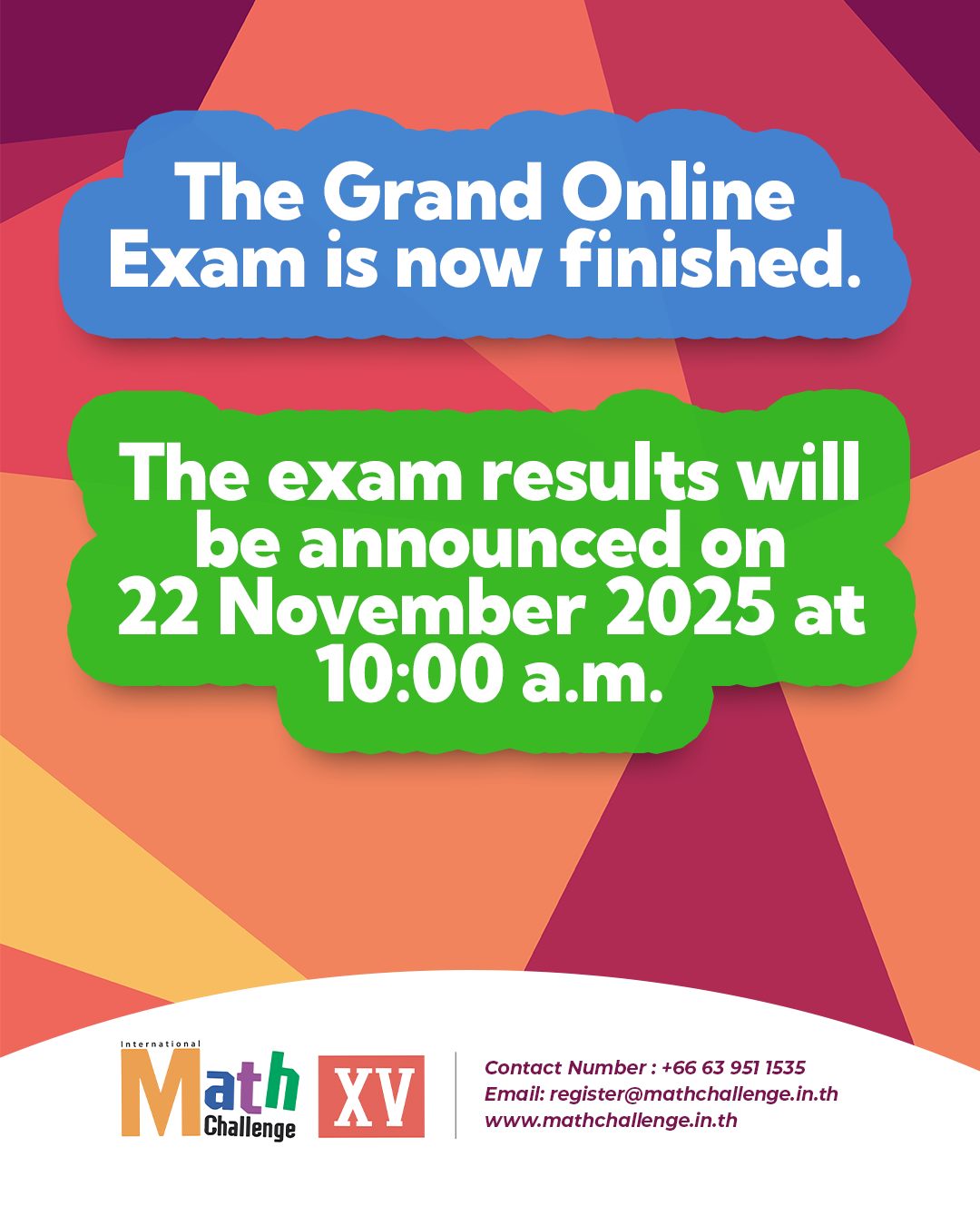 The IMC Grand Online Exam... - International Math Challenge | Facebook
