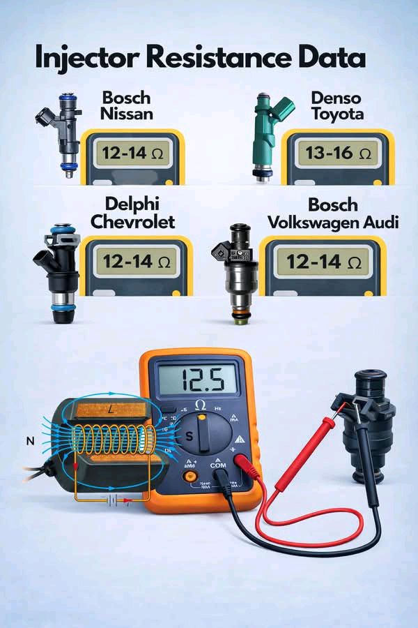 Injector Resistance Data: A Quick Guide... - Gilbert Nyamberi | Facebook