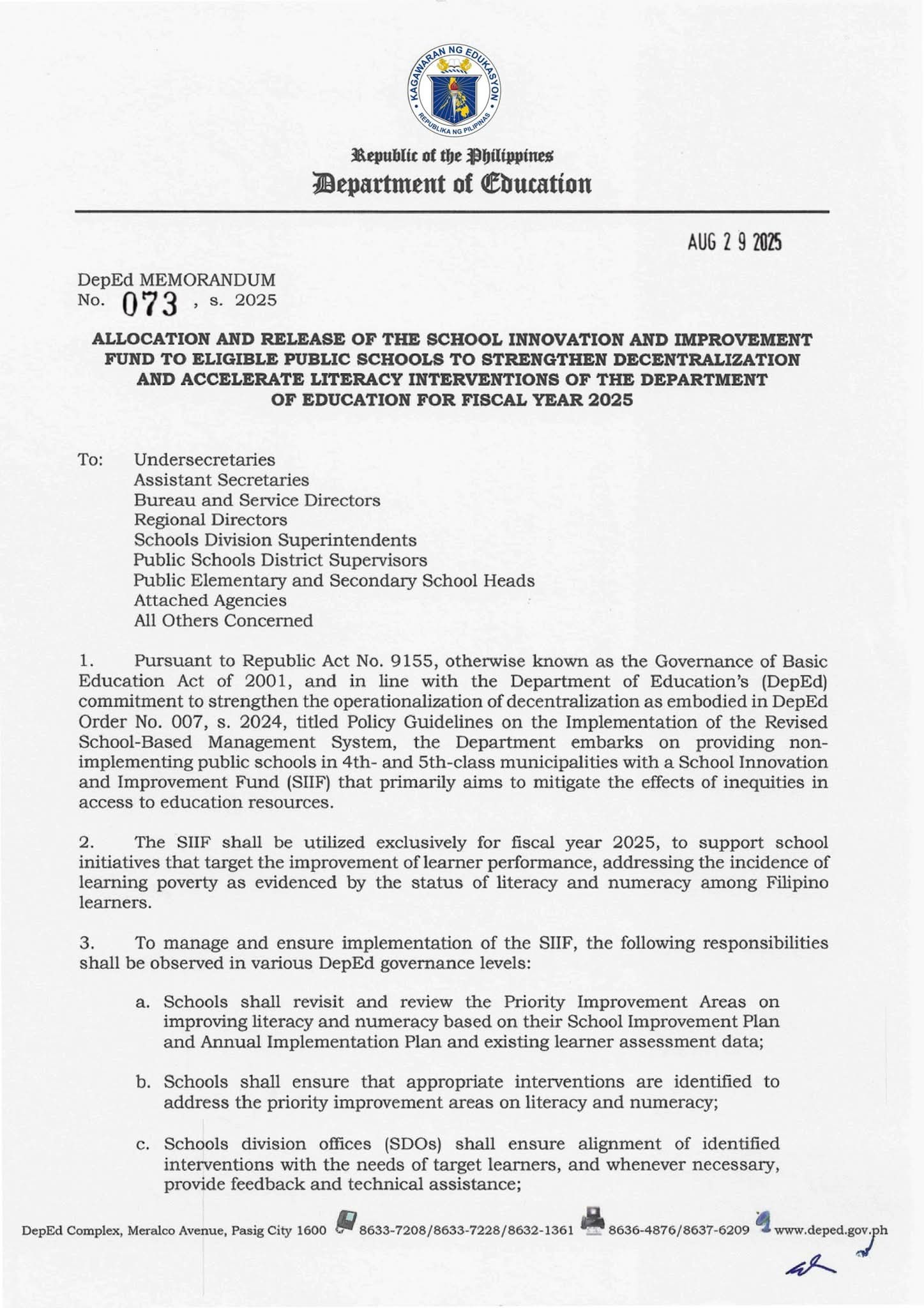 Guro Forms - READ: DM 073, s. 2025 – Allocation and... | Facebook