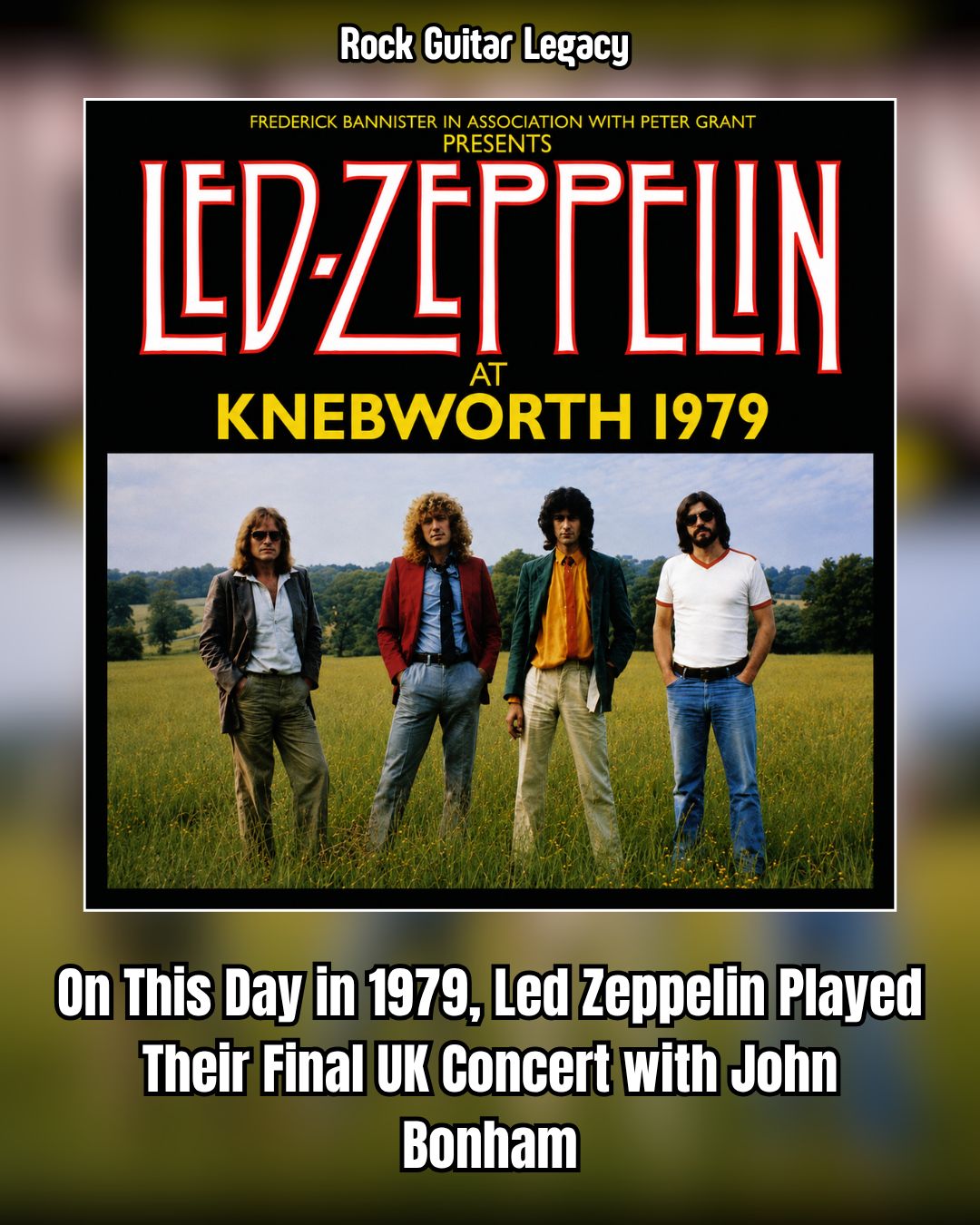 Rock - On This Day in 1979, Led Zeppelin Played Their Final UK