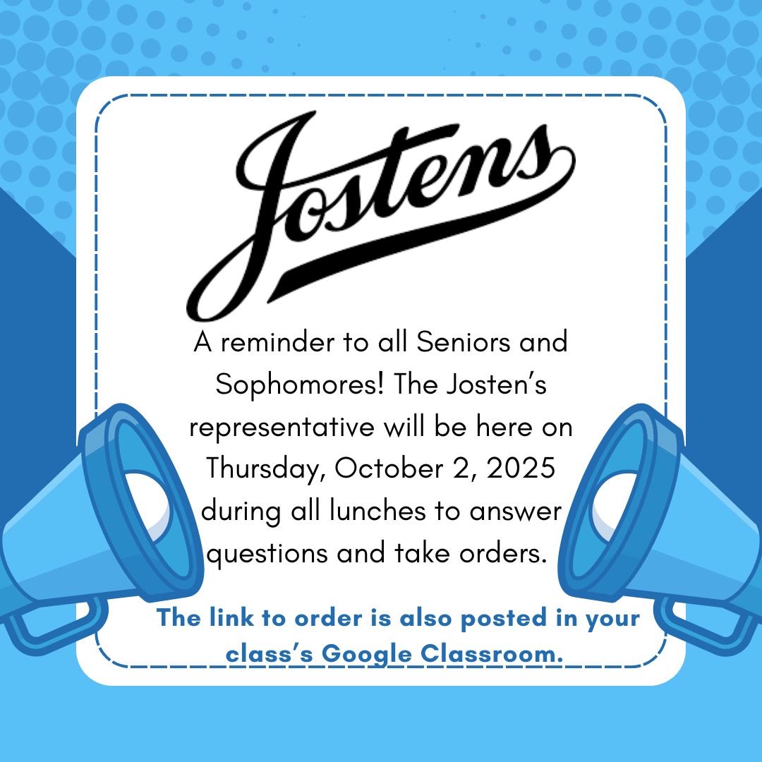 St. - Class of 2026 Parents and Students, It is time to order your ...