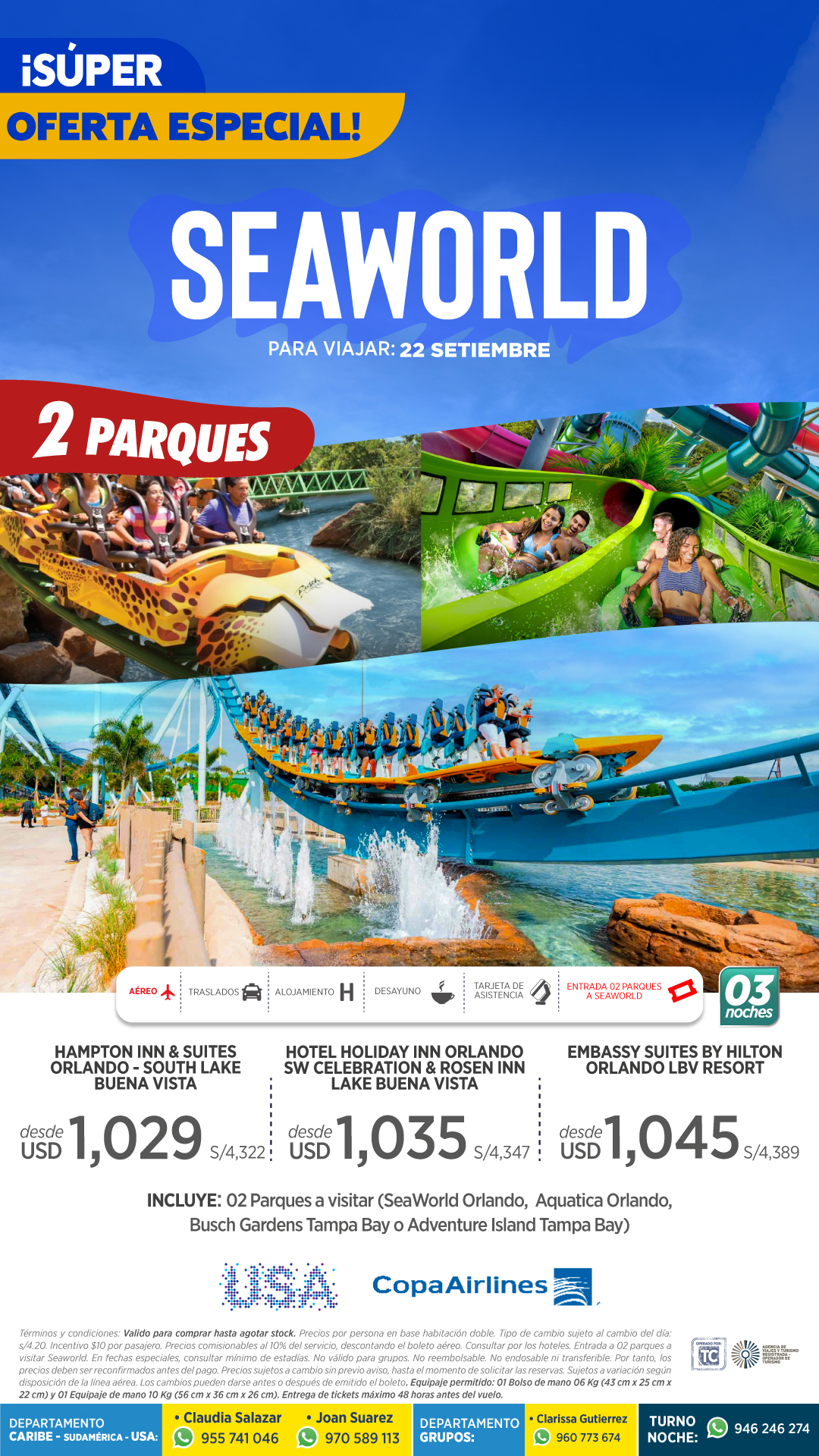 TC - 🐬🎡🌊 ¡#SEAWORLD ES PURA DIVERSIÓN Y VIDA MARINA! OFRECE A TUS #PAXS ...