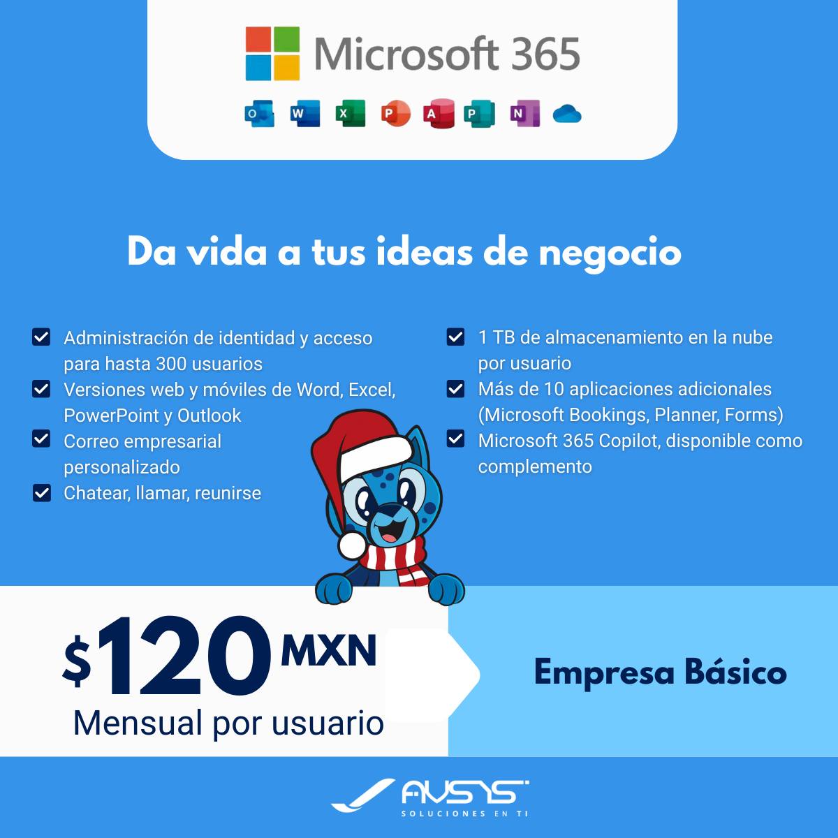 Avsys - 💡 Haz más, desde cualquier lugar Microsoft 365 te da las ...