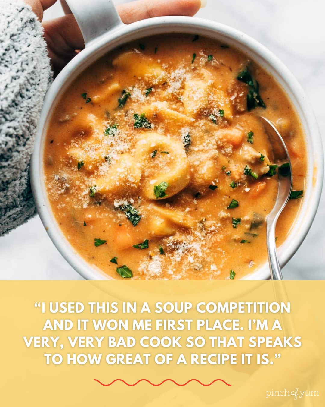 Pinch - Easy AND award-winningly delicious. Comment 
