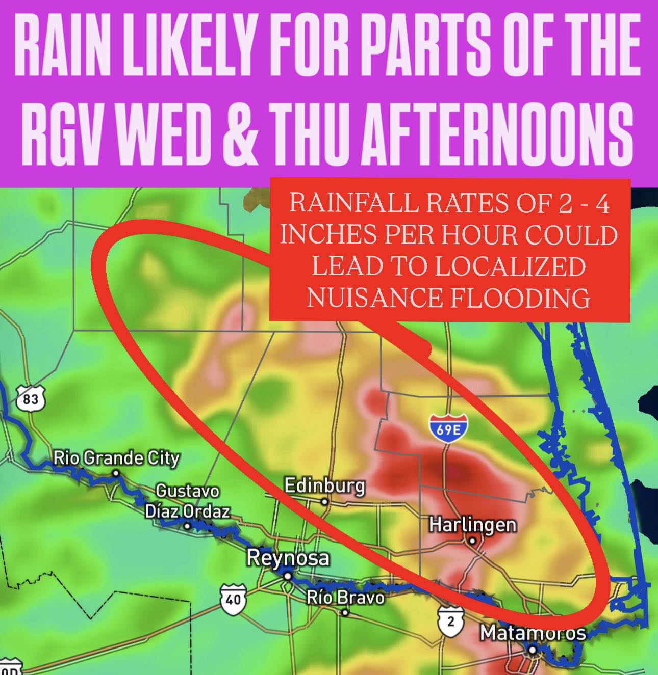 Meteorologist - There are isolated storms around parts of South Texas ...