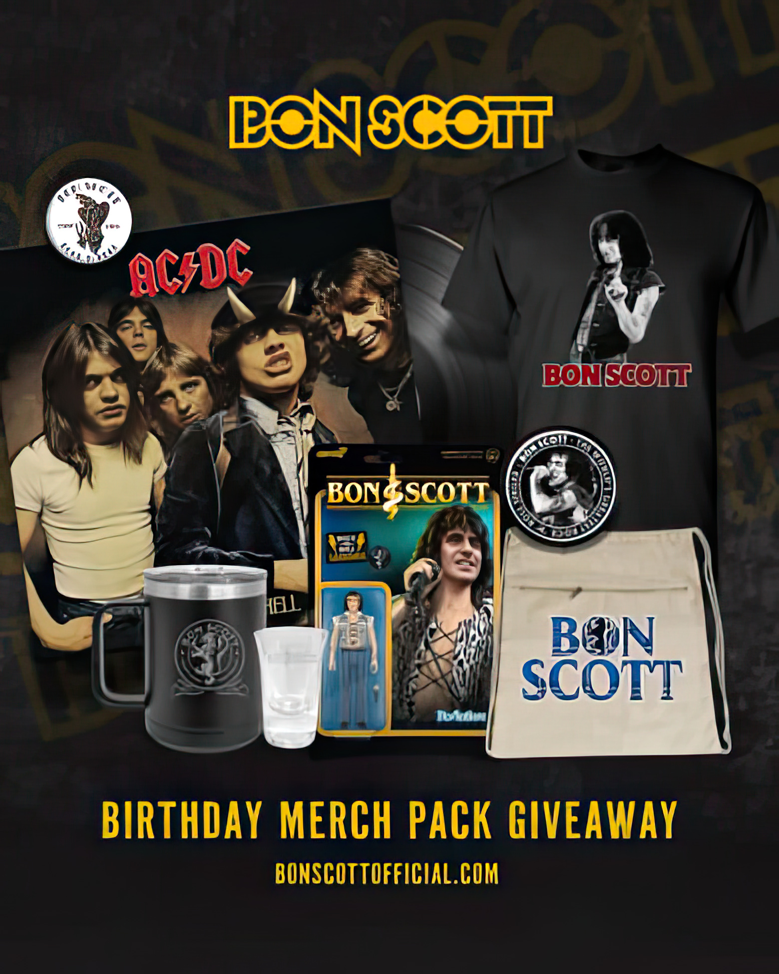 ENTER TO WIN: Bon Scott Birthday Bash Giveaway Bon's Birthday Bash
