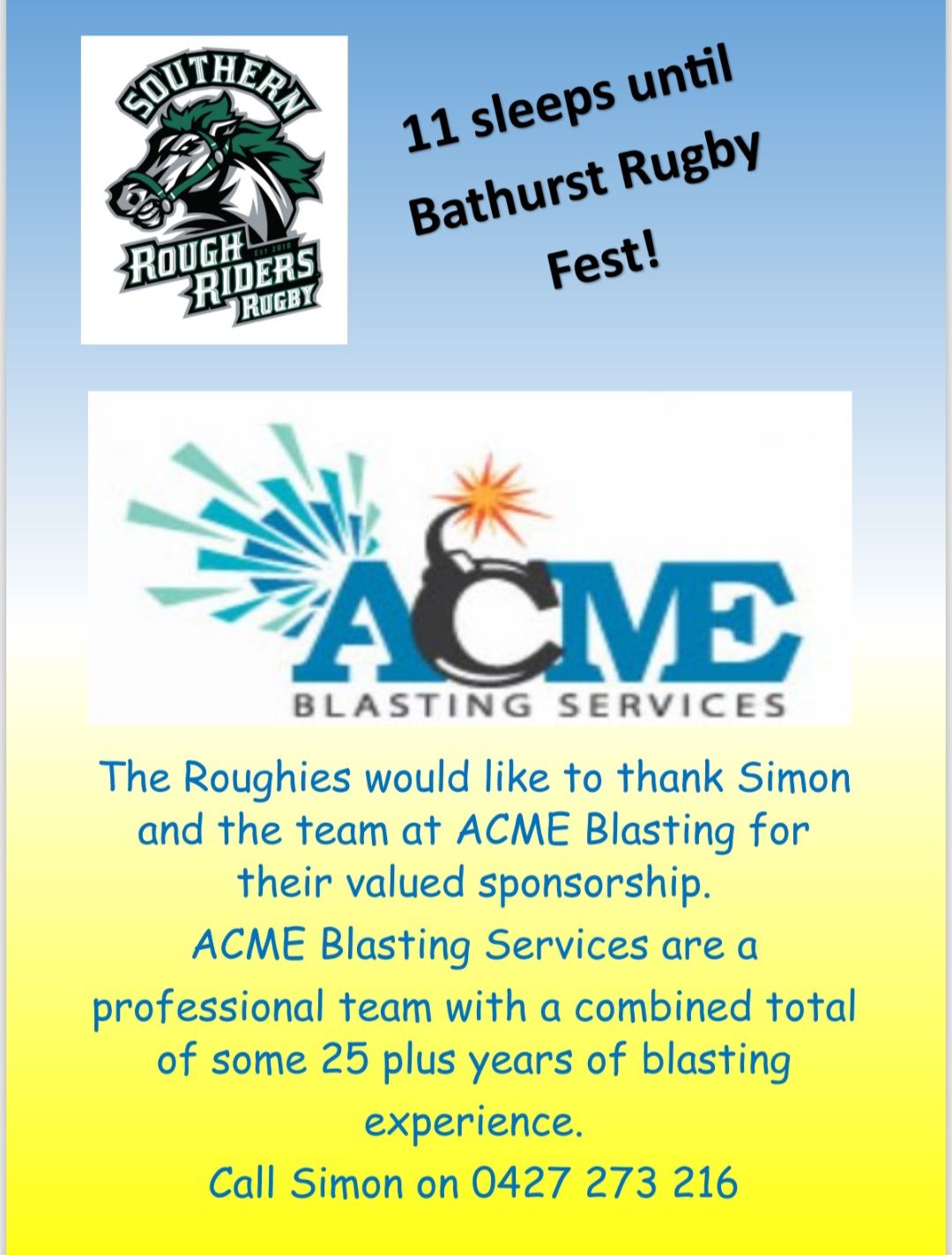 Southern Rough Riders Rugby Team
