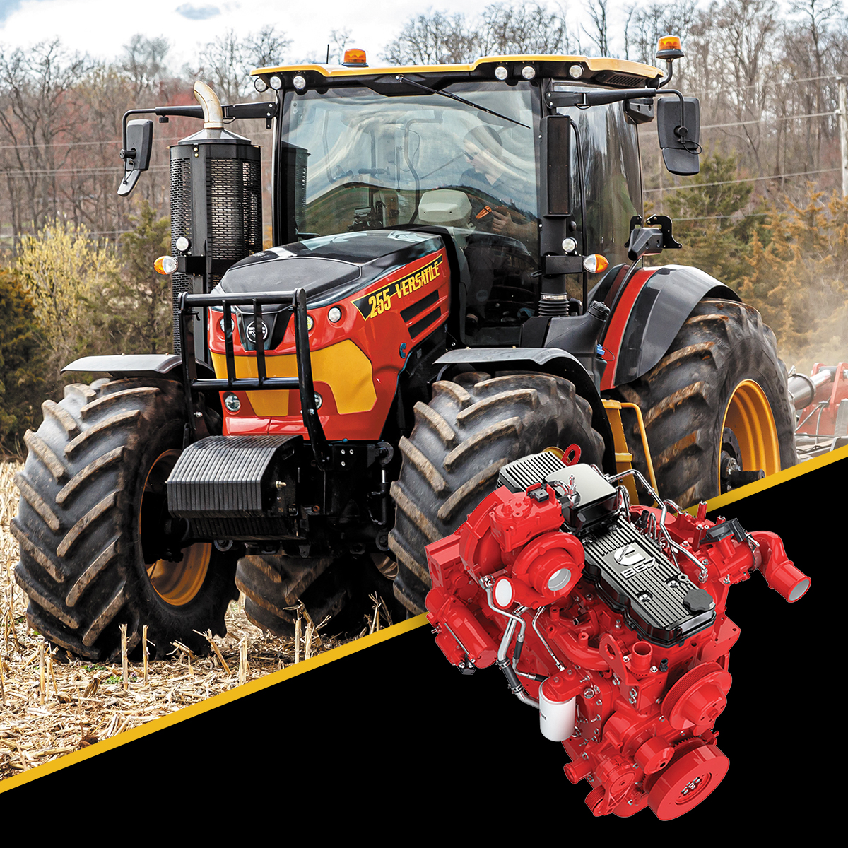 Versatile-Ag - The B6.7L Cummins Inc engine gives the Nemesis the power ...