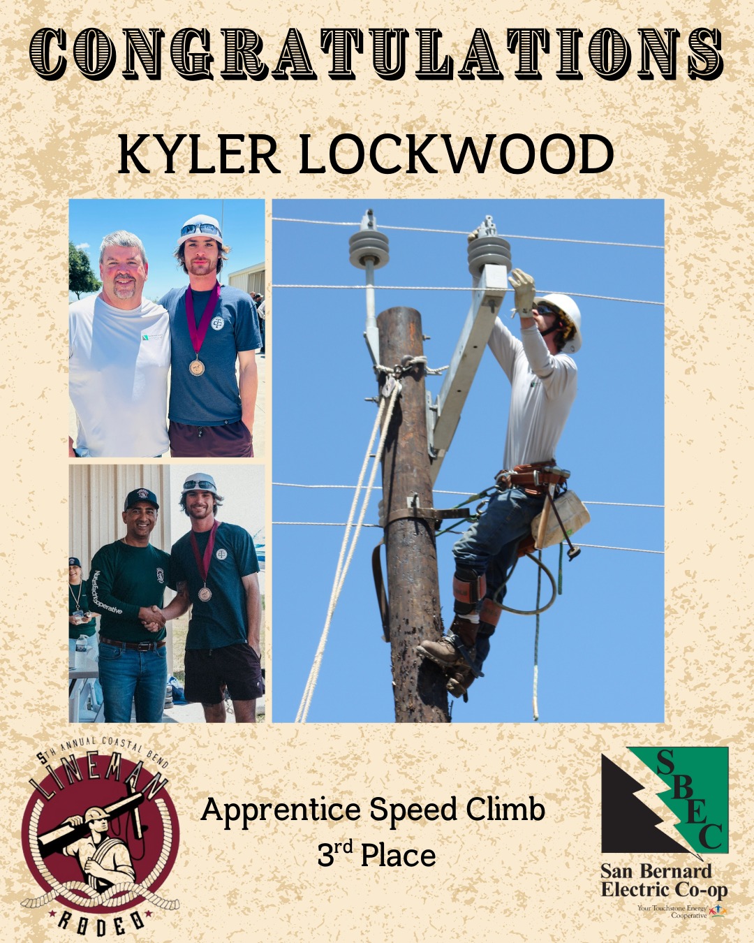San - ⚡🏅 Way to climb, Kyler! 🏅⚡ Join us in congratulating Kyler ...