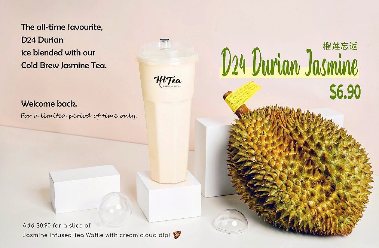 The World's First Durian Tea is back!... - Hi Tea Singapore | Facebook