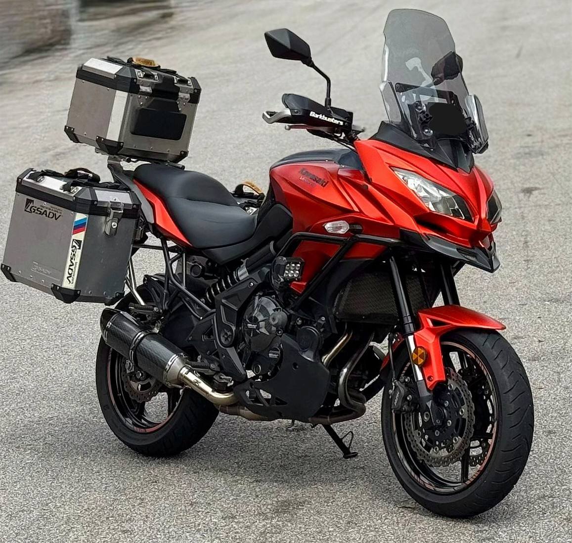 BIG CHAIN DESIGN RING -SILVER925-チェーンリング Kawasaki Versys 650 Orange v3 Tourer for sale
