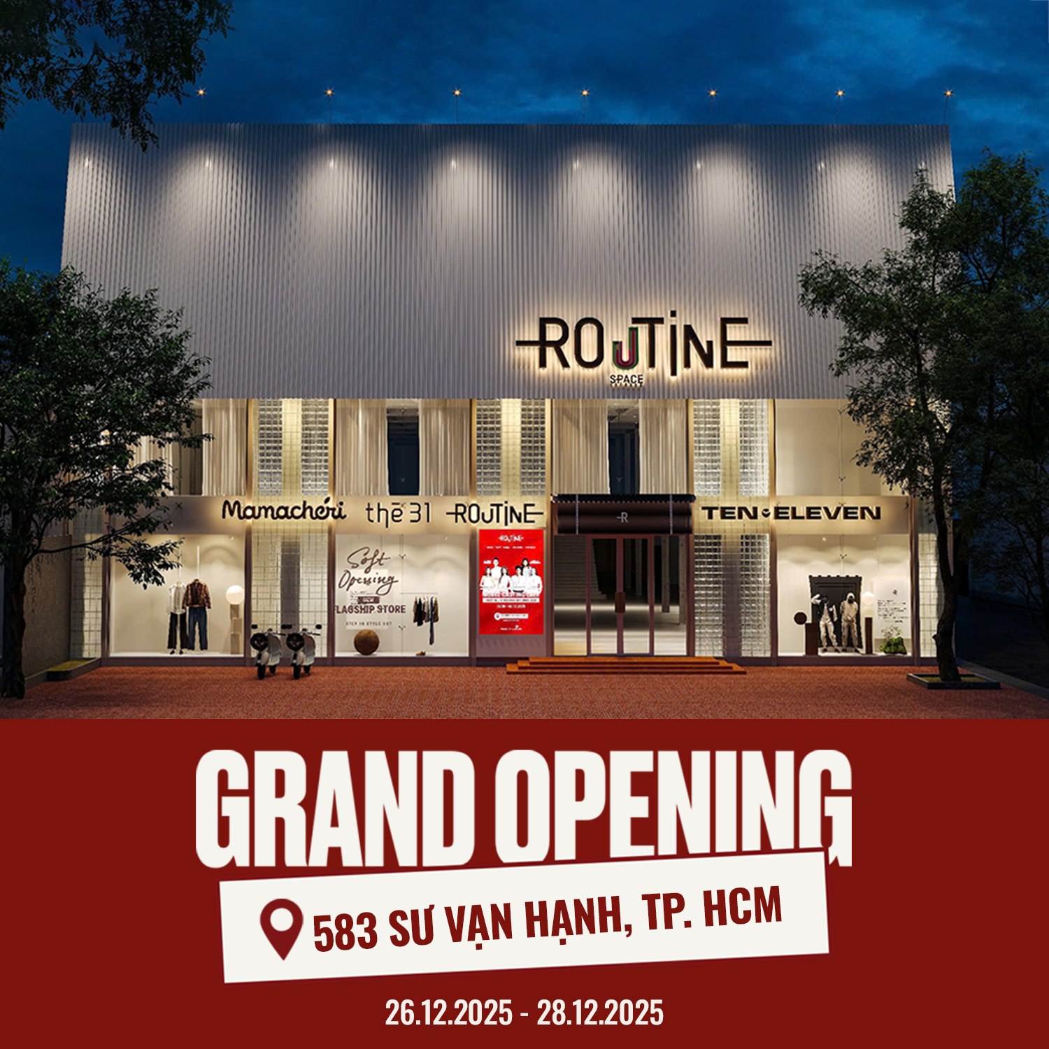 Routine - 𝐑𝐎𝐔𝐓𝐈𝐍𝐄 𝐔 𝐒𝐏𝐀𝐂𝐄 | SỰ KIỆN ĐẶC BIỆT VỚI HÀNG... | Facebook