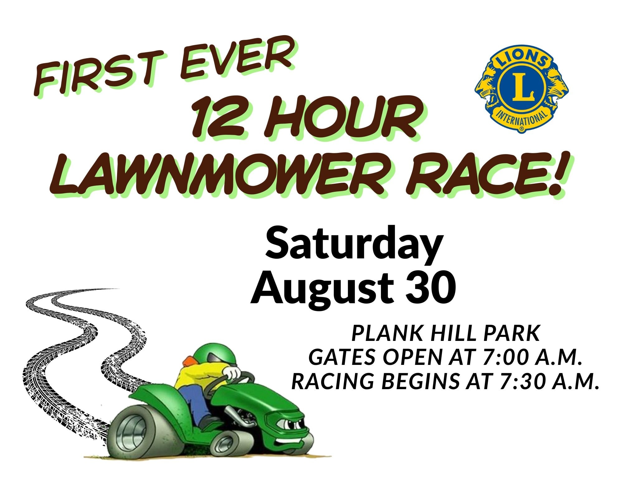 The first-ever 12-hour lawn mower... - Cass County Calendar | Facebook