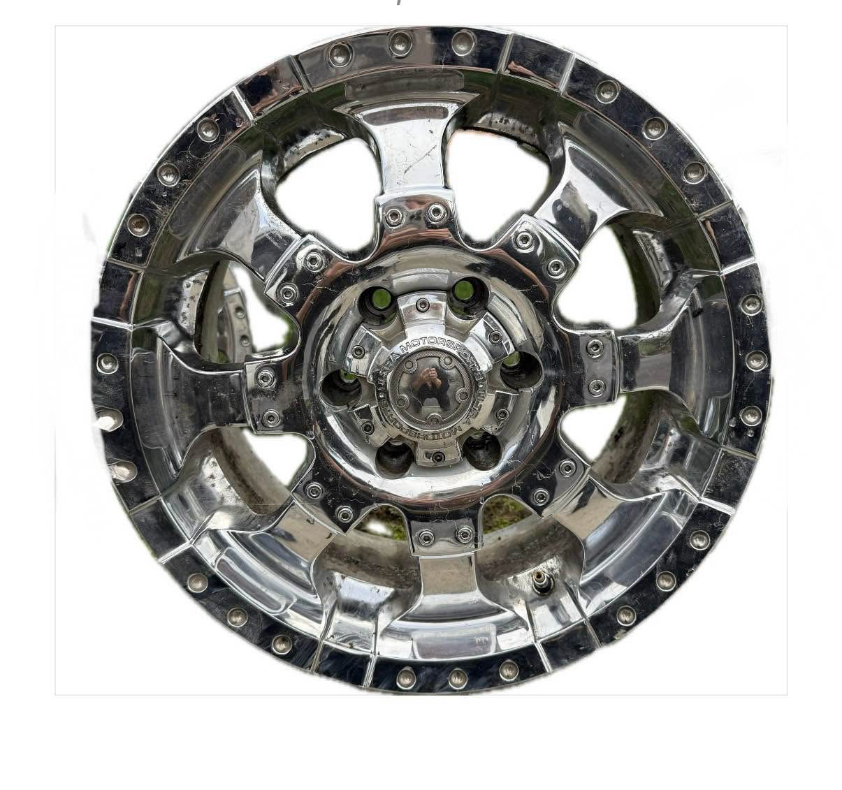 4 Wheels-Chrome Ultra Goliath $40 each - Car Wheels, Tires & Parts ...
