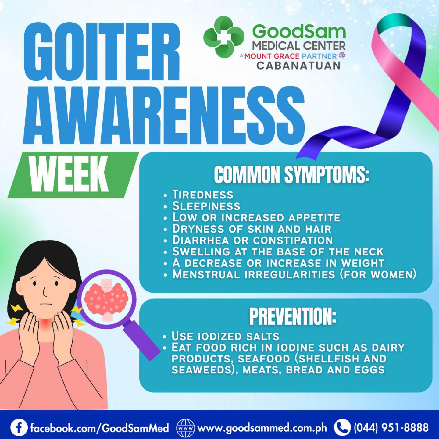 GoodSam - ALAGANG GOODSAM TIPS: Did you know? A swelling in the neck ...