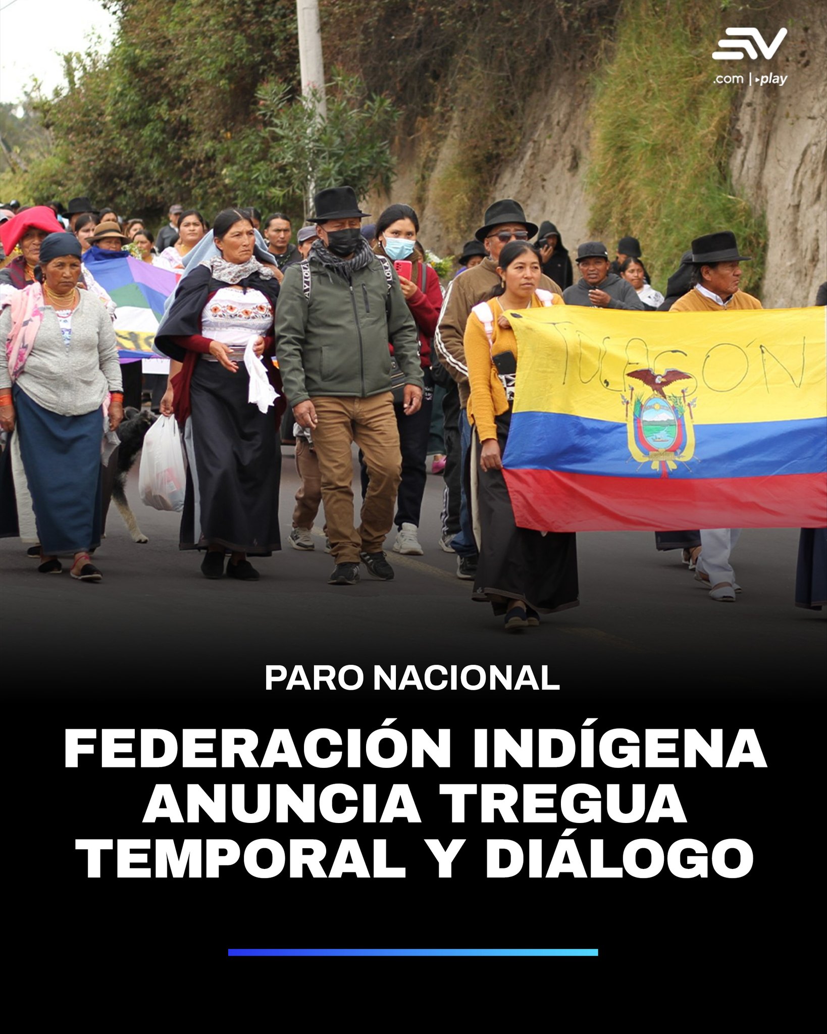 Ecuavisa - 🔴 #AHORA | La Federación de los Pueblos Kichwa de la Sierra ...