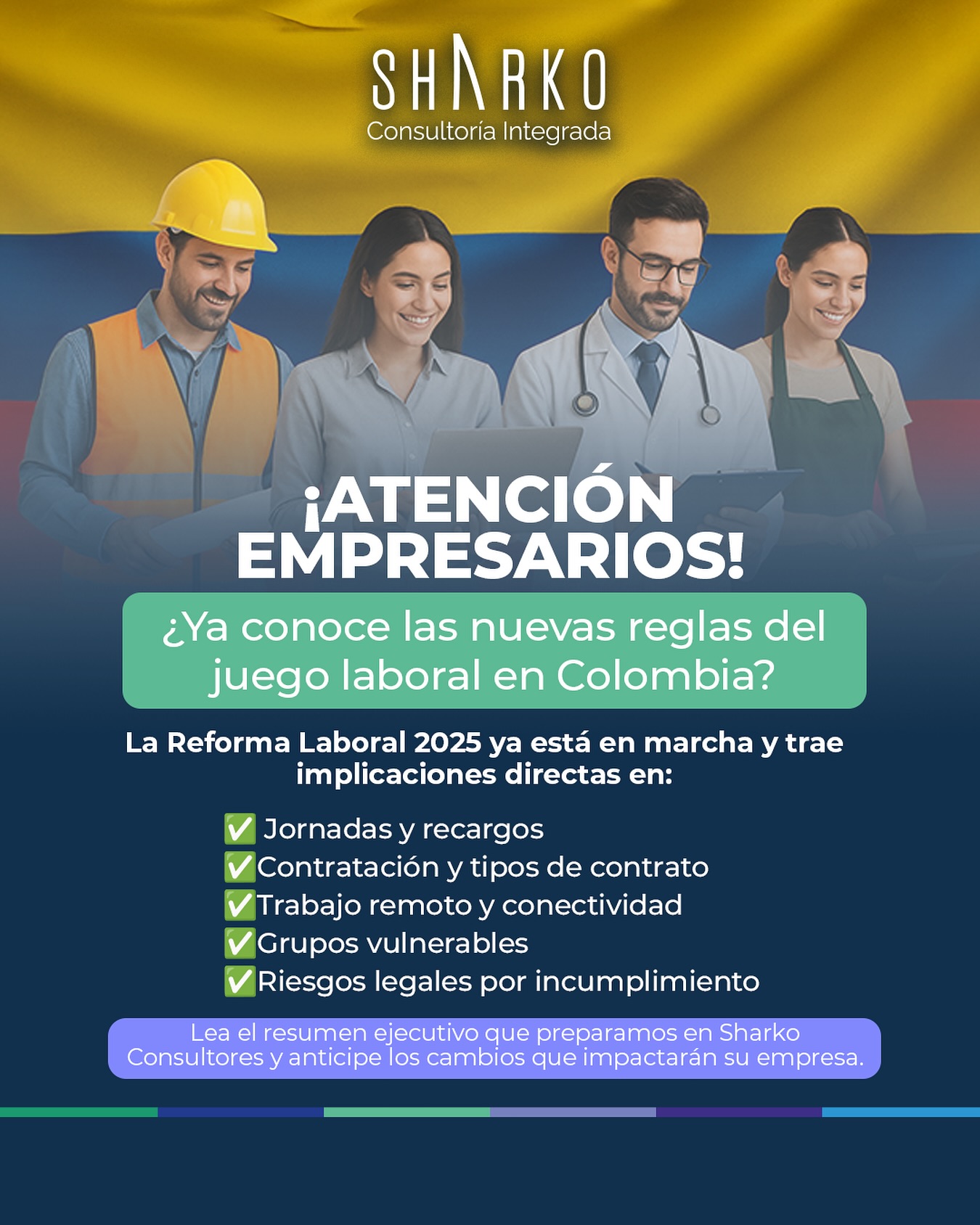 Sharko - ⚠️ Reforma Laboral 2025 en Colombia ¿Conoce las nuevas reglas ...
