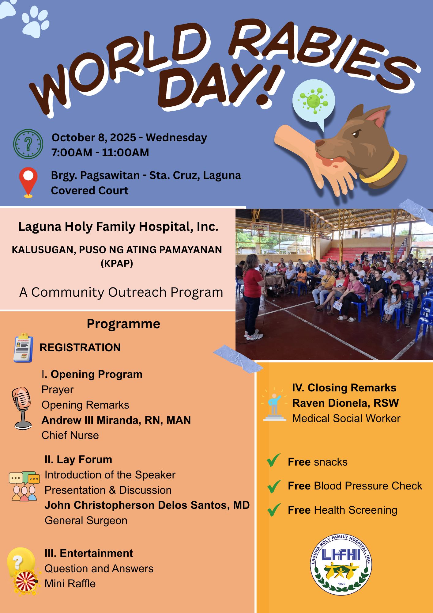 Laguna - Worried about Rabies? Join us this World Rabies Day as we're ...