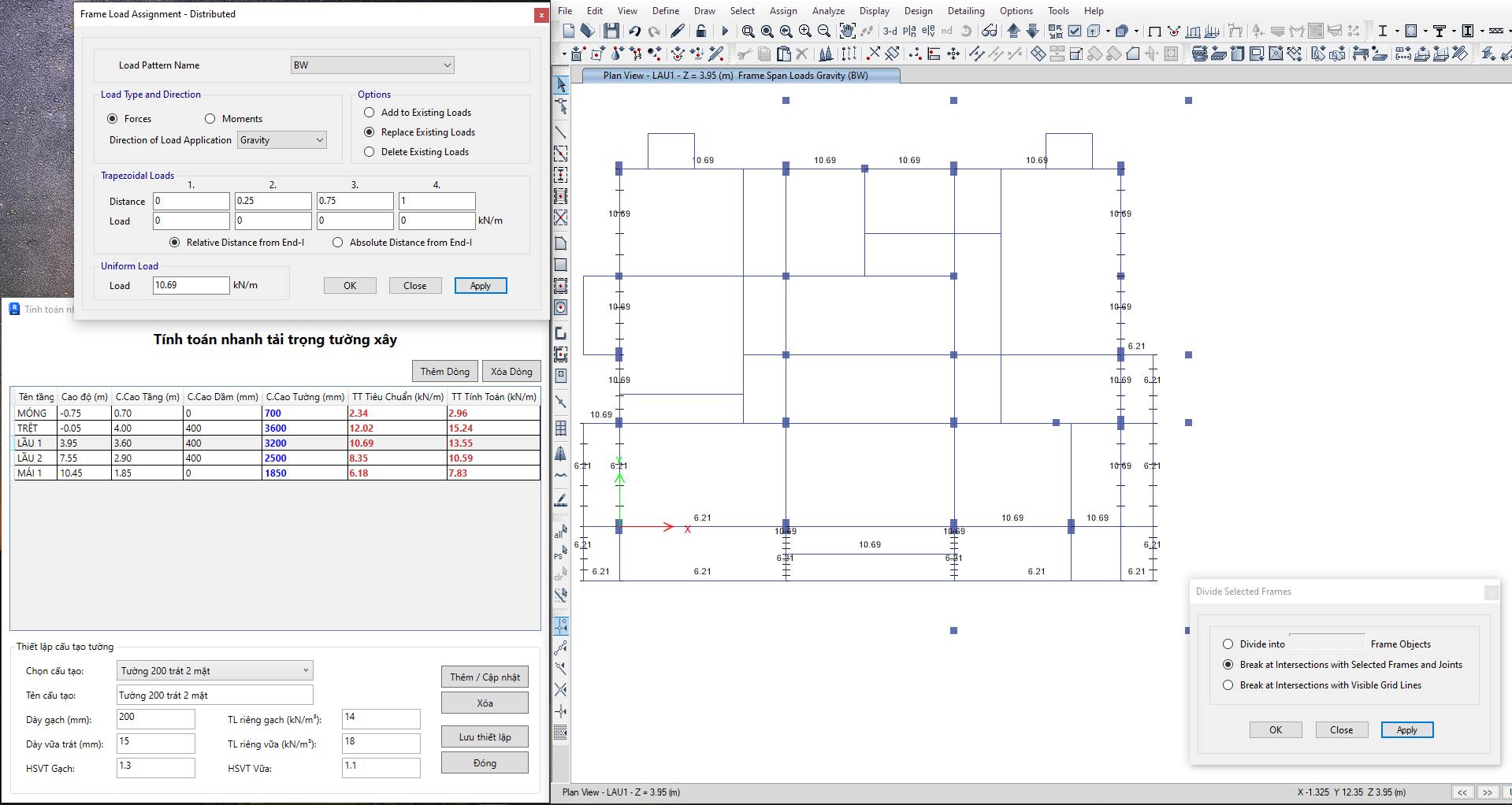 HT-Structural - Chức năng tính toán tải tường nhanh trong Revit 👌 Không ...