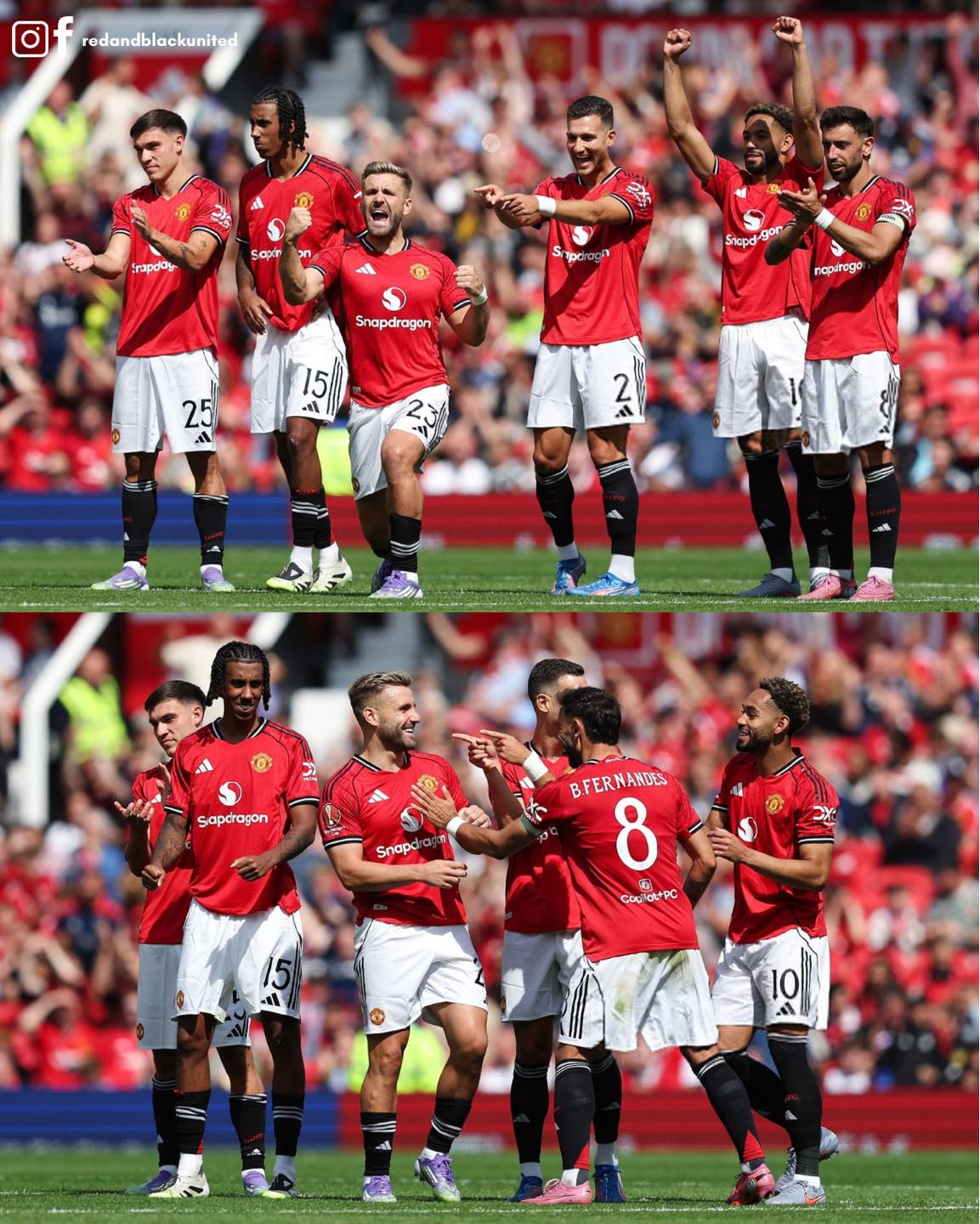 Redandblackunited - 🚨📸 - Luke Shaw getting laughed at because he was ...