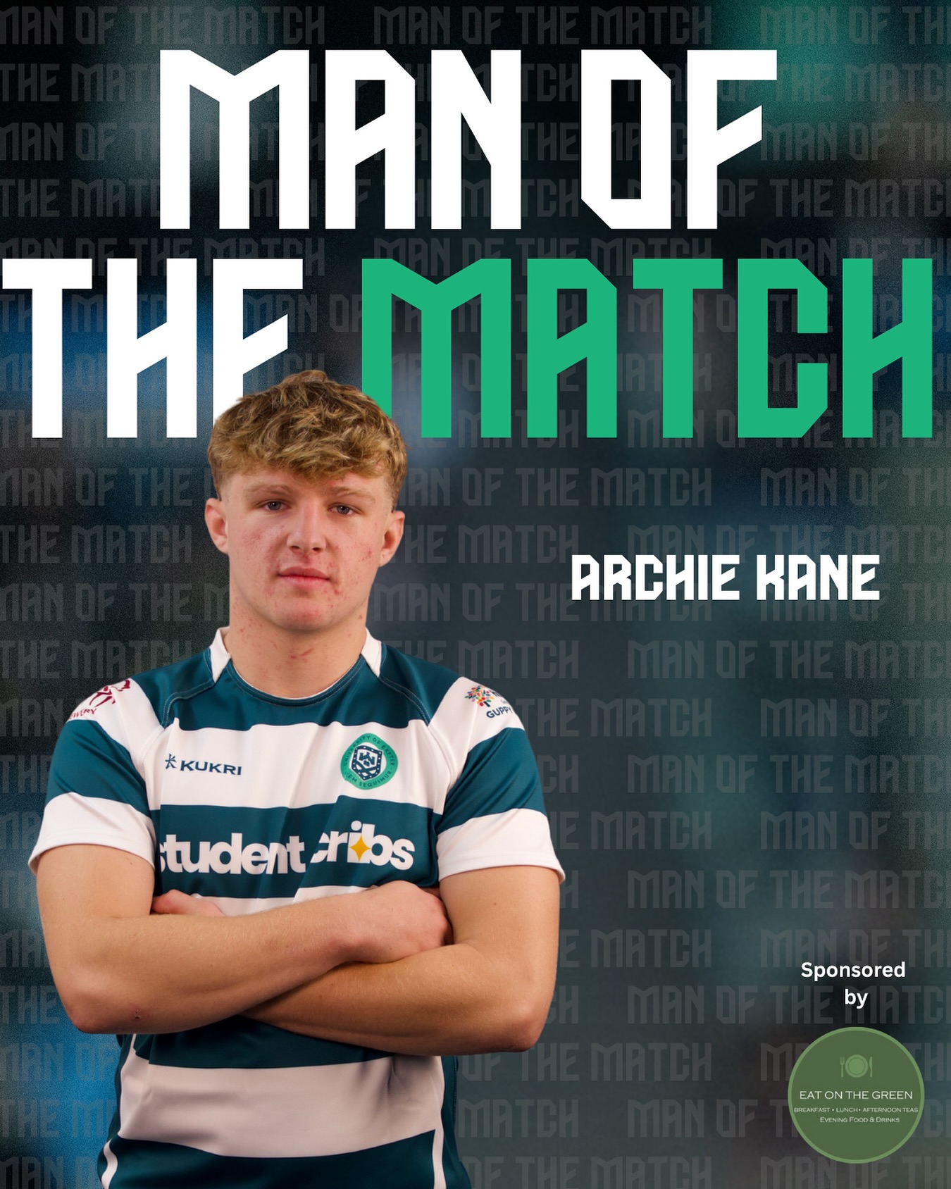 Exeter - 👏🏼 Archie Kane is your @eatonthegreenexeter man of the match ...