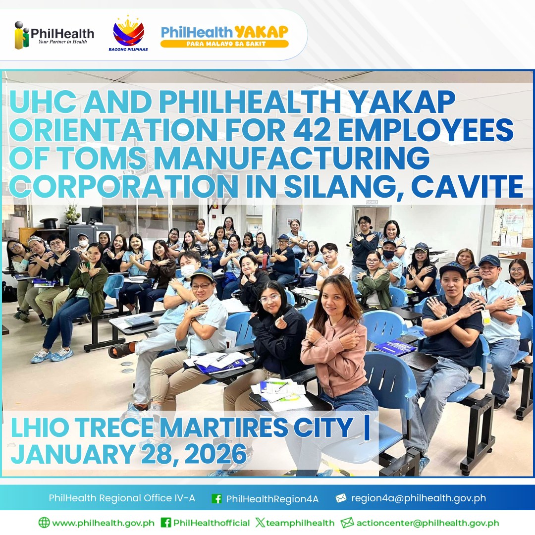 The Local Health Insurance... - PhilHealth Regional Office 4A | Facebook