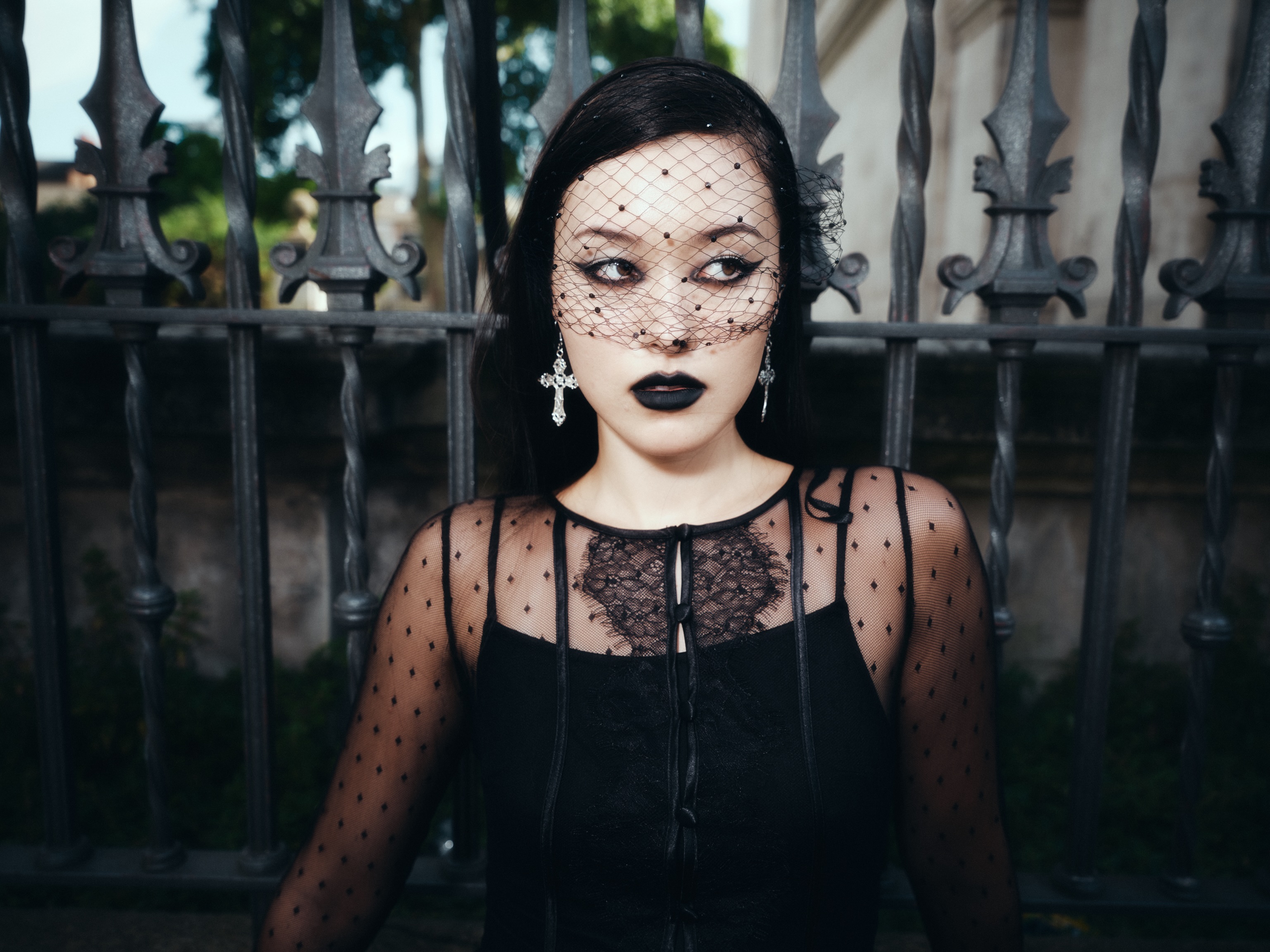 Serving funeral chic. 🥀🖤 Dark Knight Midi Dress is Here…
