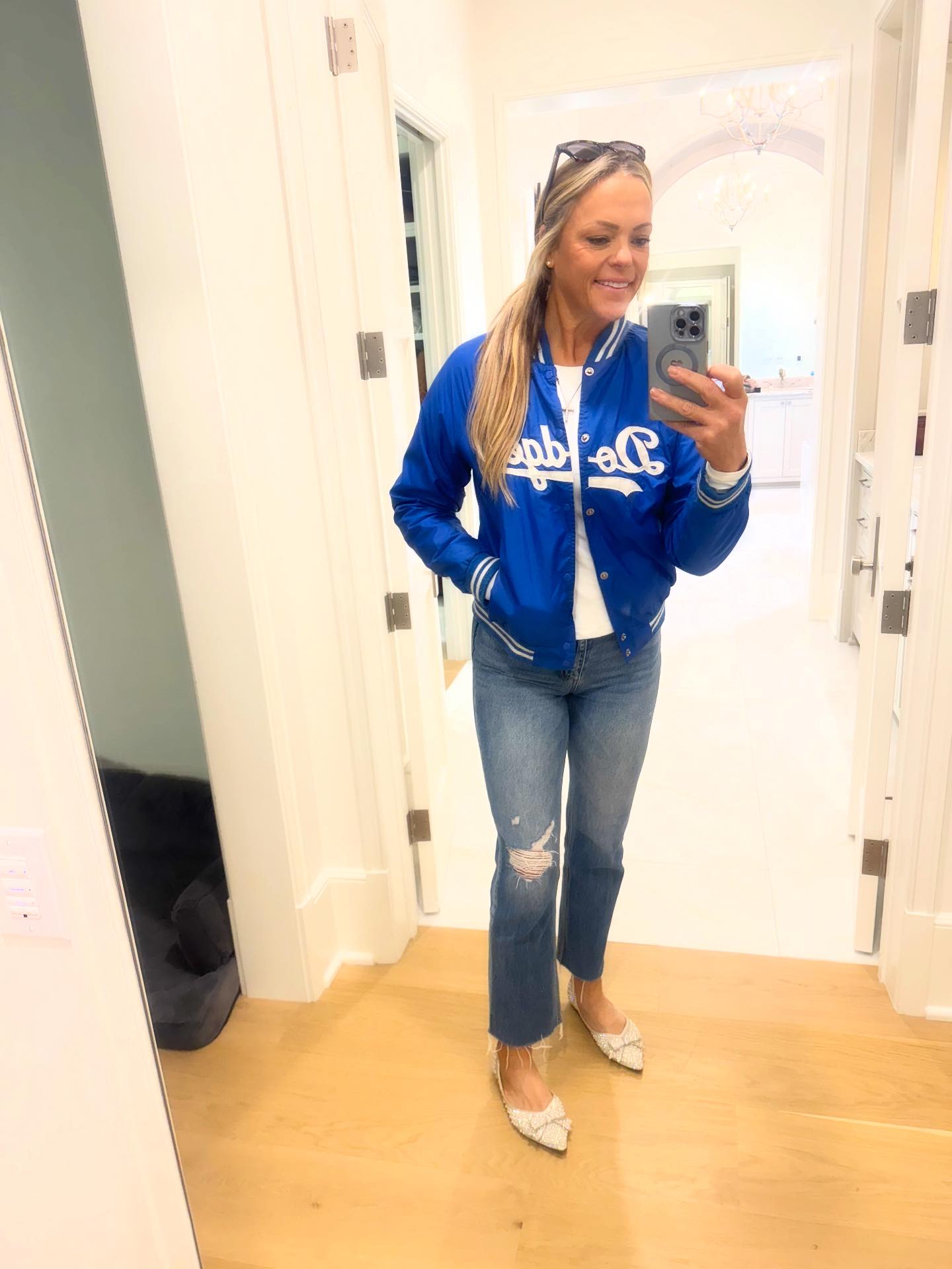 ? Costume? Nah…. Go Blue! @dodgers Mom