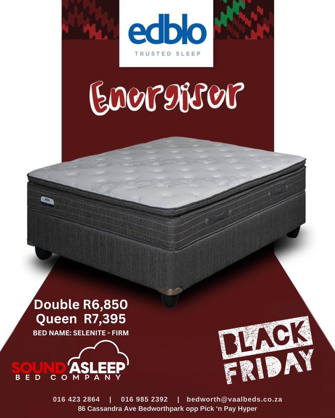 🖤 BLACK FRIDAY POWER NAP! ⚡... - Sound ASleep bed company | Facebook