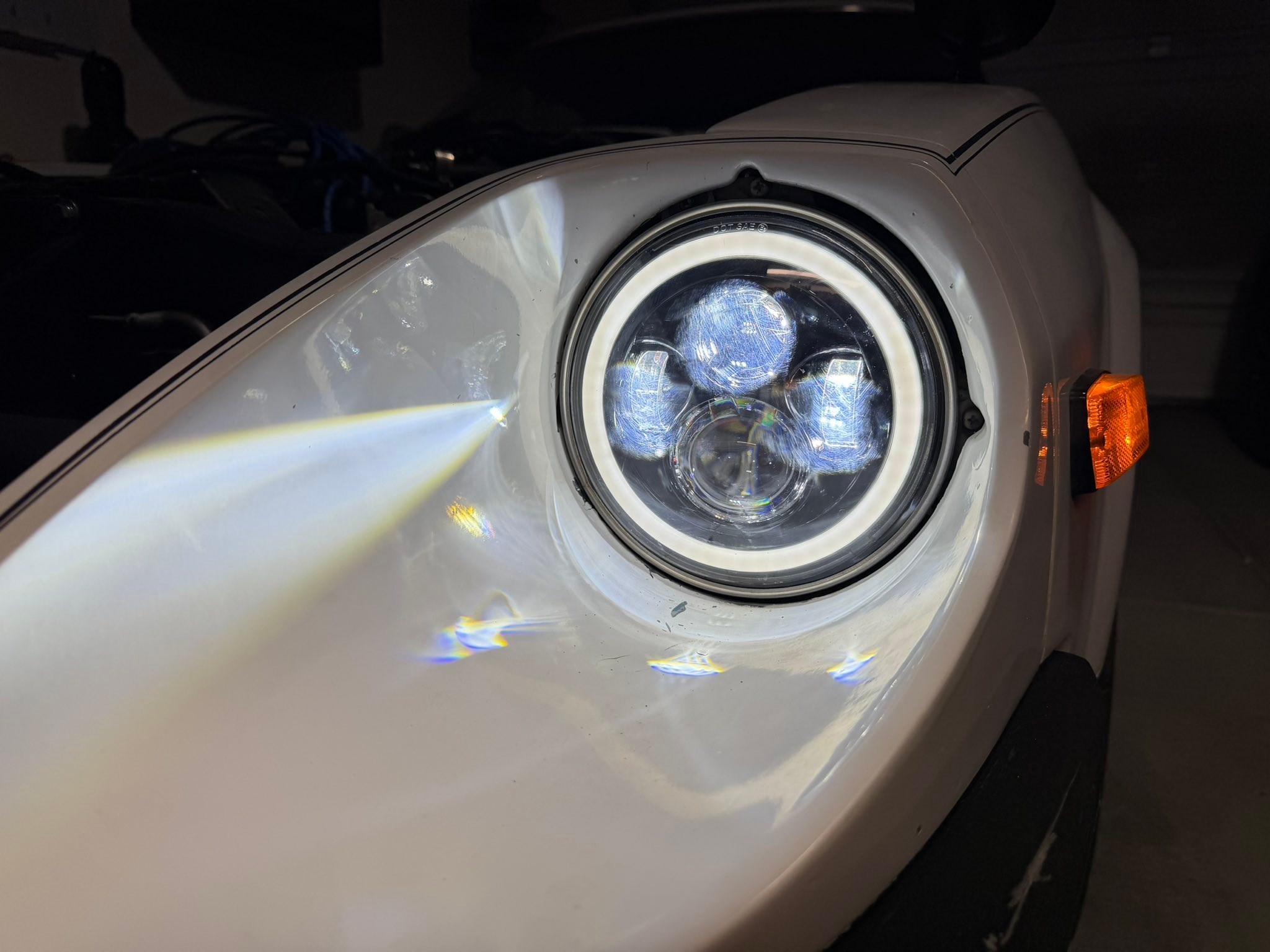 1980 280zx headlights modification completed