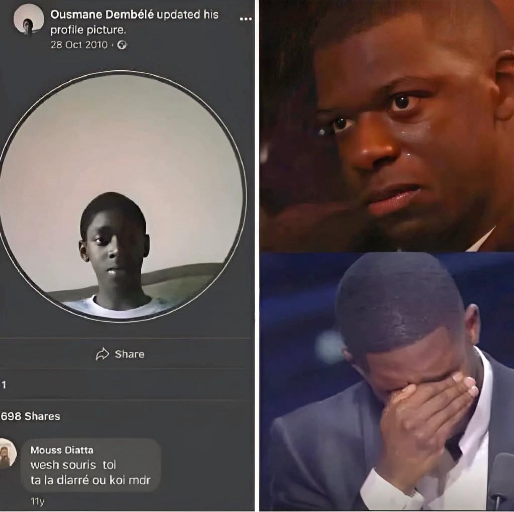 The Football - 15 years ago, Dembélé used to post his pictures on ...