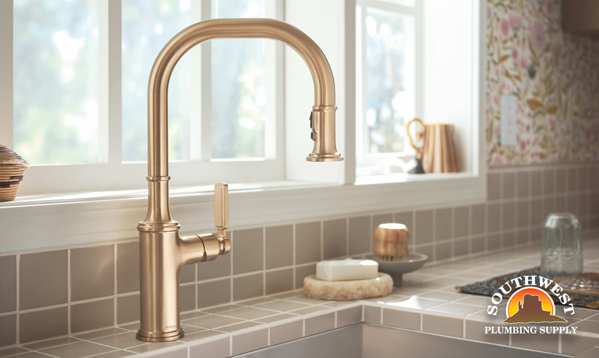 Southwest - Moen Smyth Kitchen Faucet in Bronzed Gold Inspired by ...