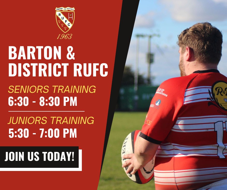 Barton & District RUFC - Barton RUFC vs Hull University RUFC 💪 Bar open ...